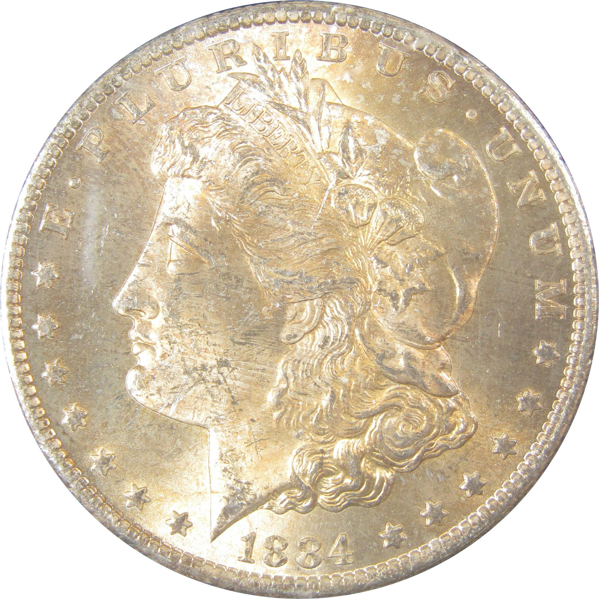 1884 CC GSA Morgan Silver Dollar BU Choice Uncirculated SKU:I23783