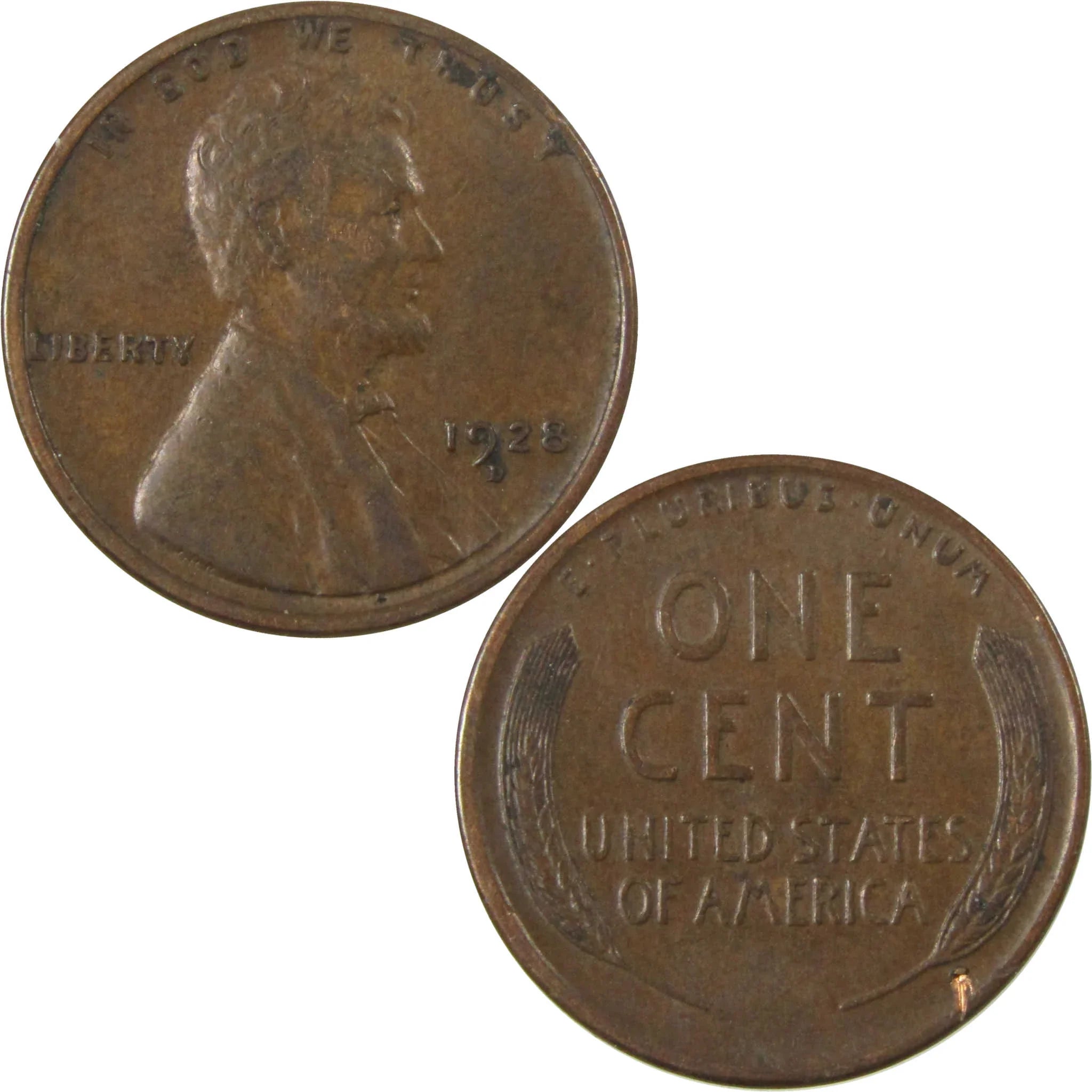 1928 D Lincoln Wheat Cent VF Very Fine Penny 1c Coin SKU:I27594