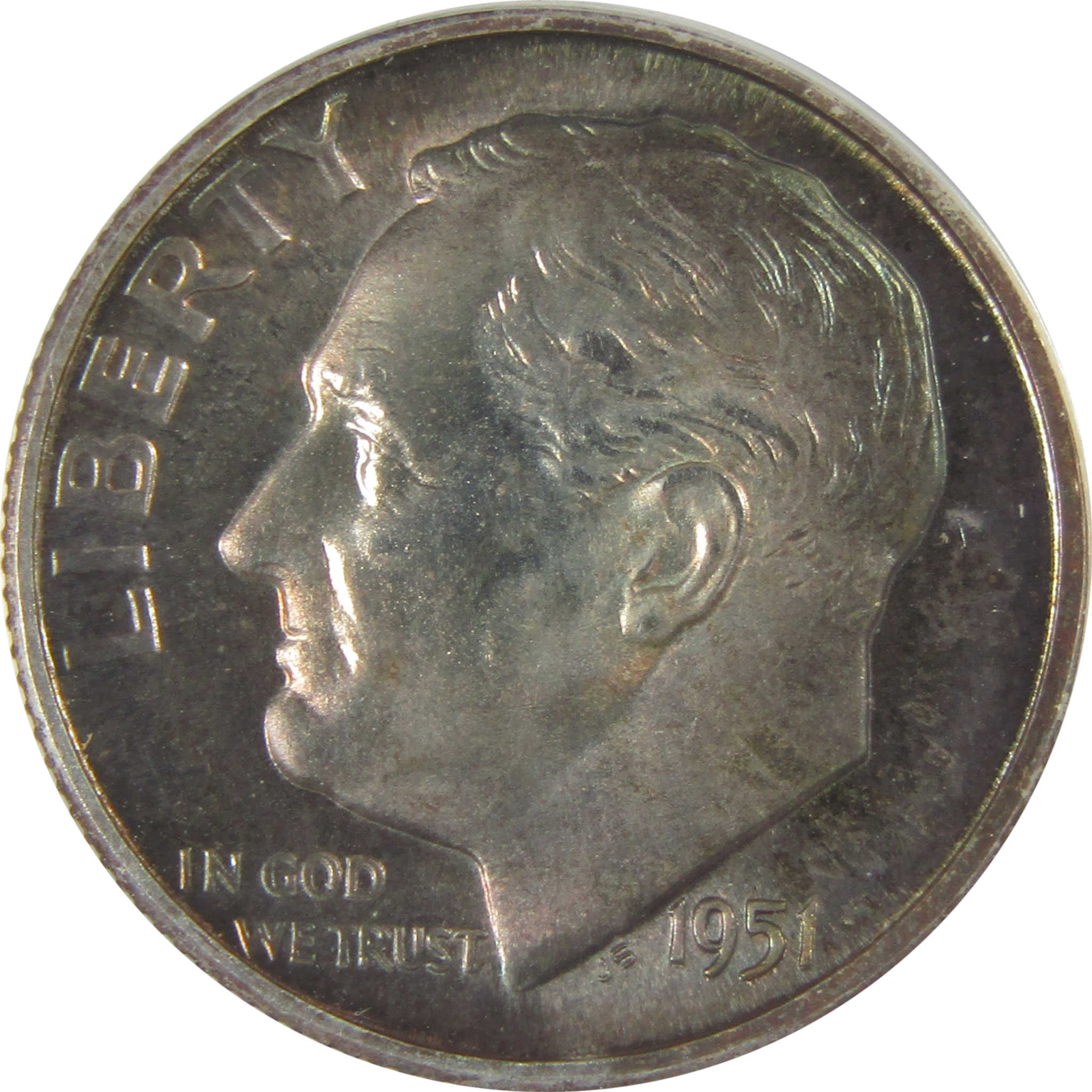 1951 Roosevelt Dime PF 66 ANACS Silver Proof 10c Coin SKU:I20157