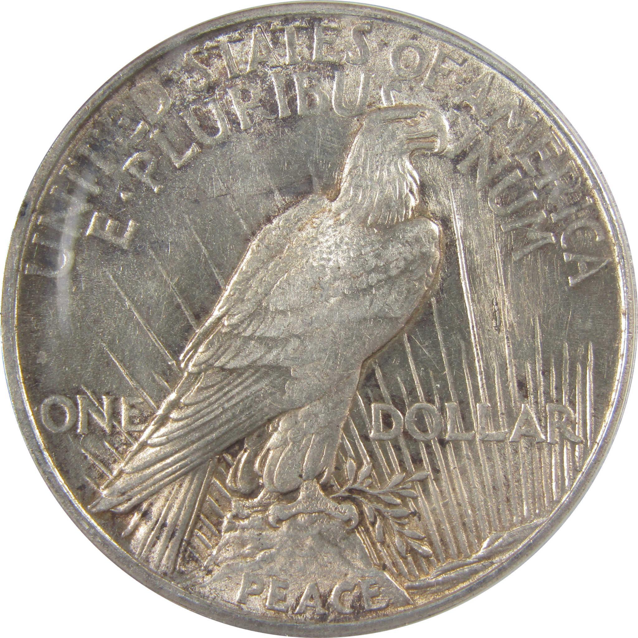 1921 High Relief Peace Dollar MS 63 ANACS Uncirculated SKU:I25031