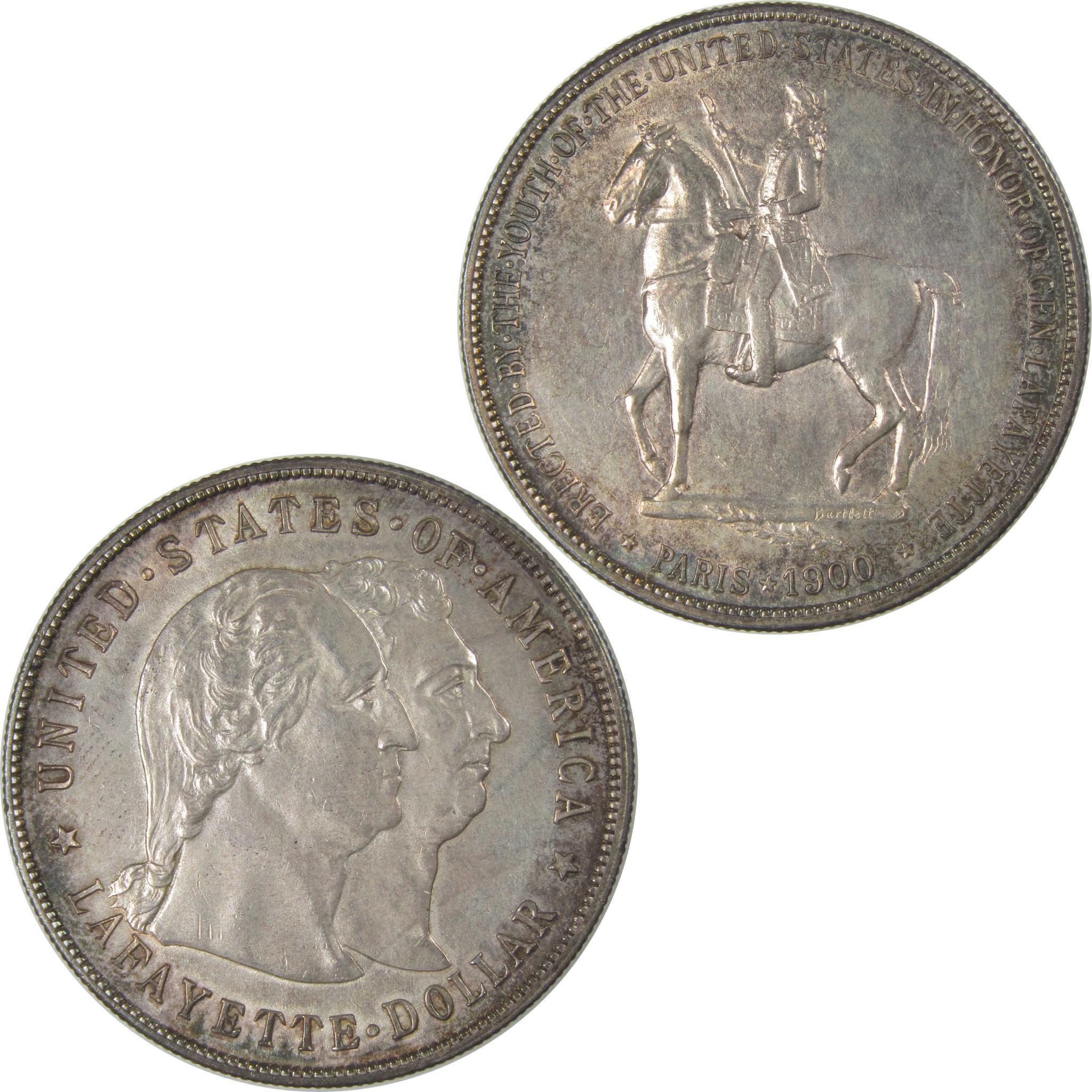 Lafayette Commemorative Dollar 1900 Borderline Uncirculated SKU:I22786