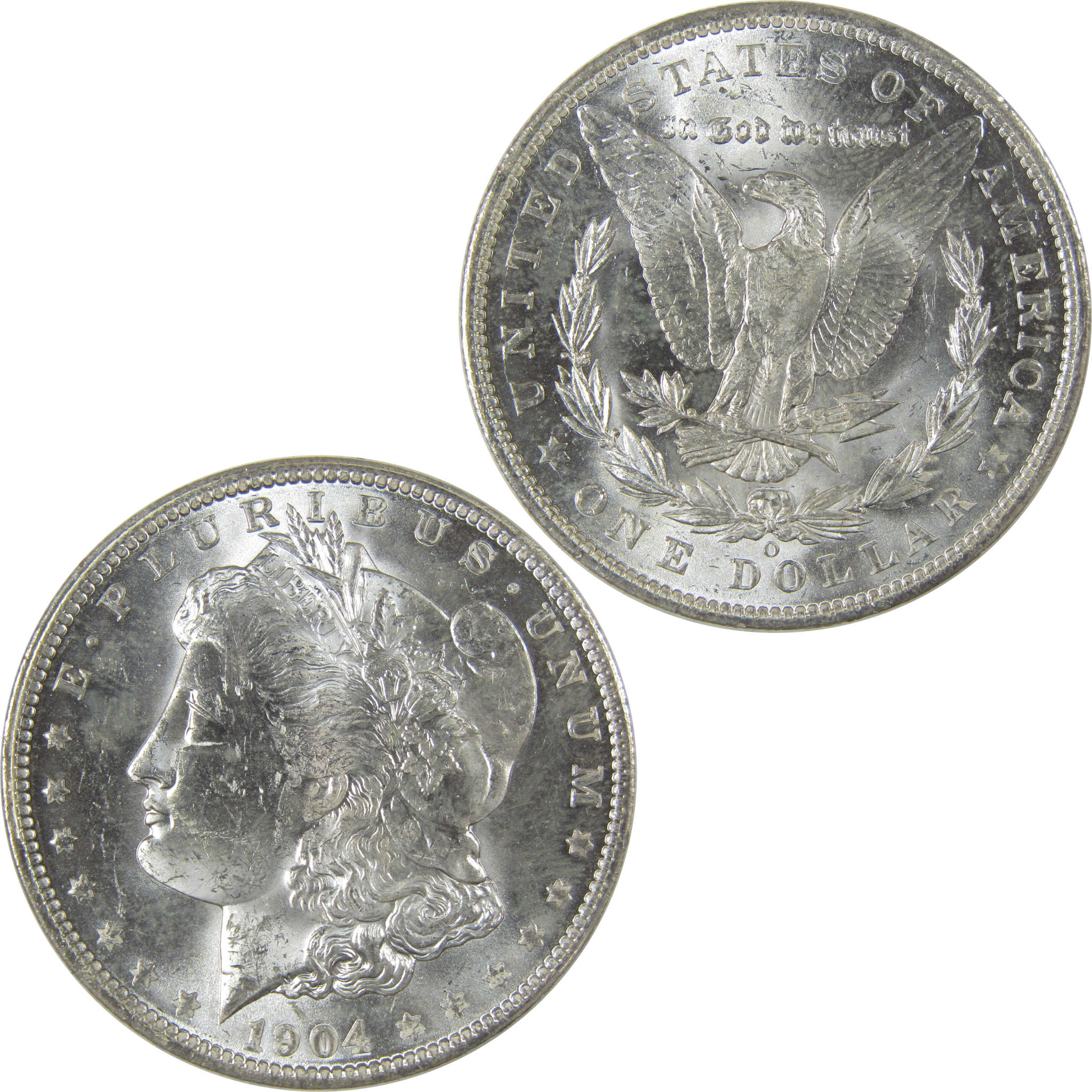 1904 O Morgan Dollar Uncirculated Silver $1 Coin SKU:I22728 - Morgan coin - Morgan silver dollar - Morgan silver dollar for sale - Profile Coins & Collectibles