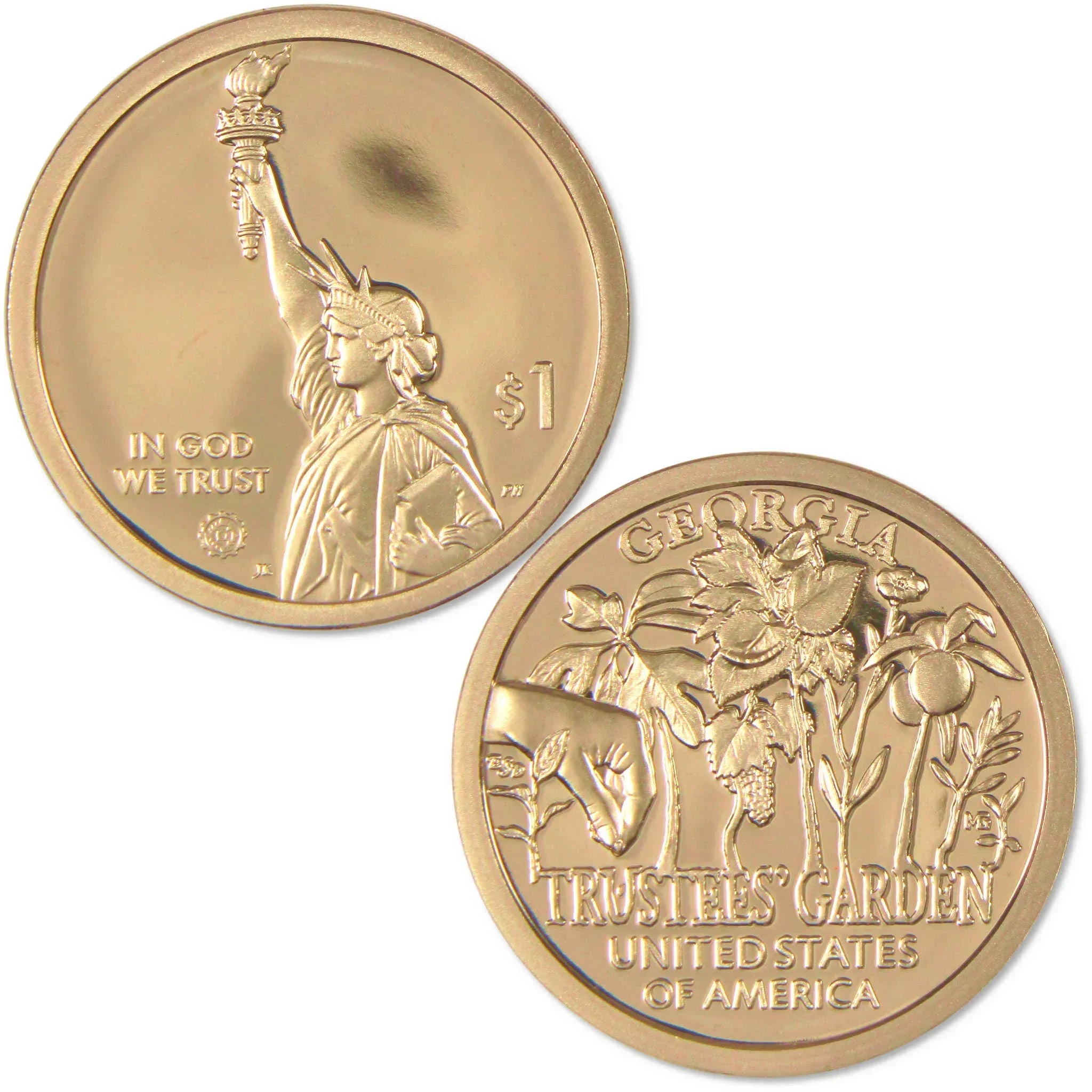 2019 S Georgia Trustee's Garden American Innovation Dollar Proof Coin