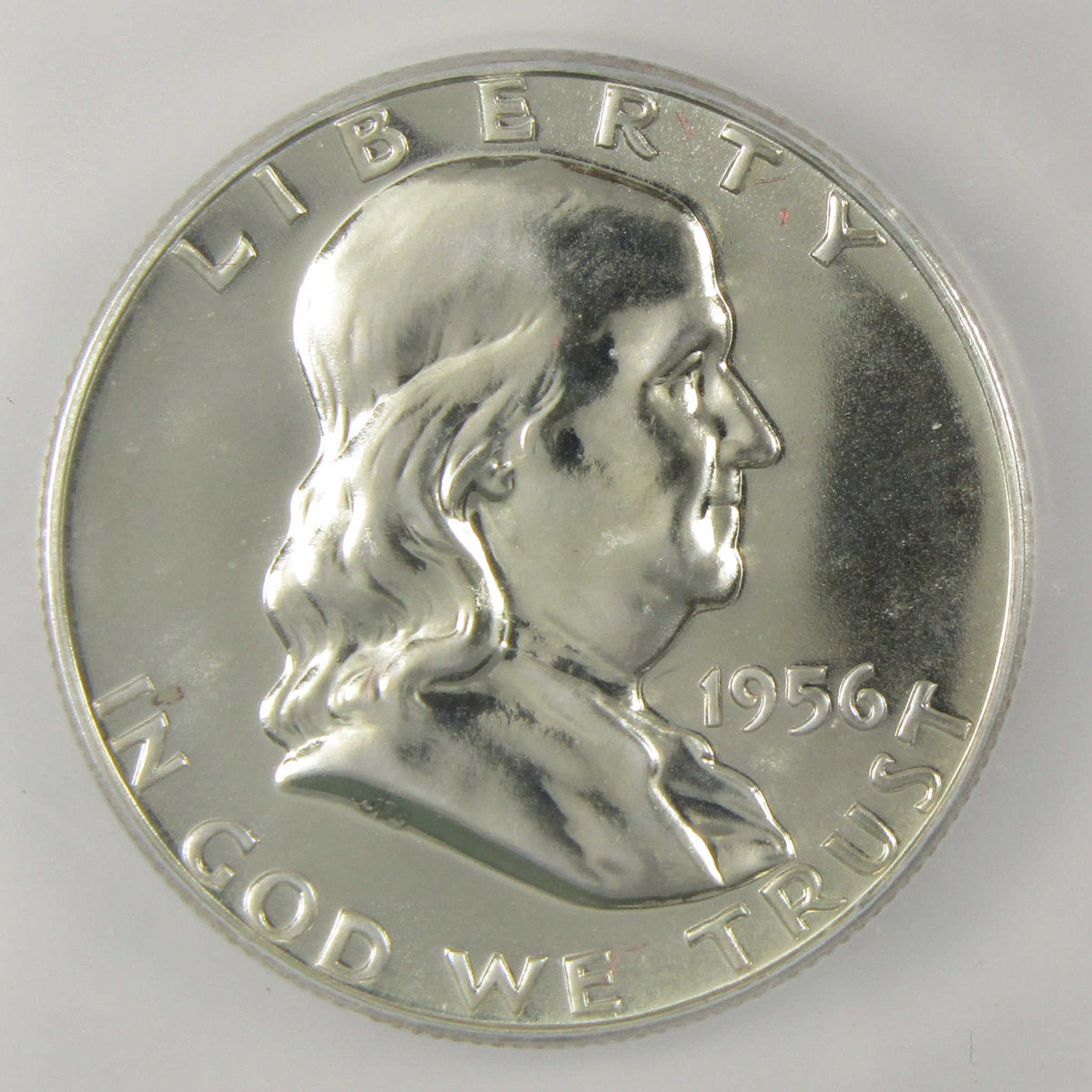 1956 Type 2 Franklin Silver Half Dollar PR 66 ICG 50c Coin SKU:I29159