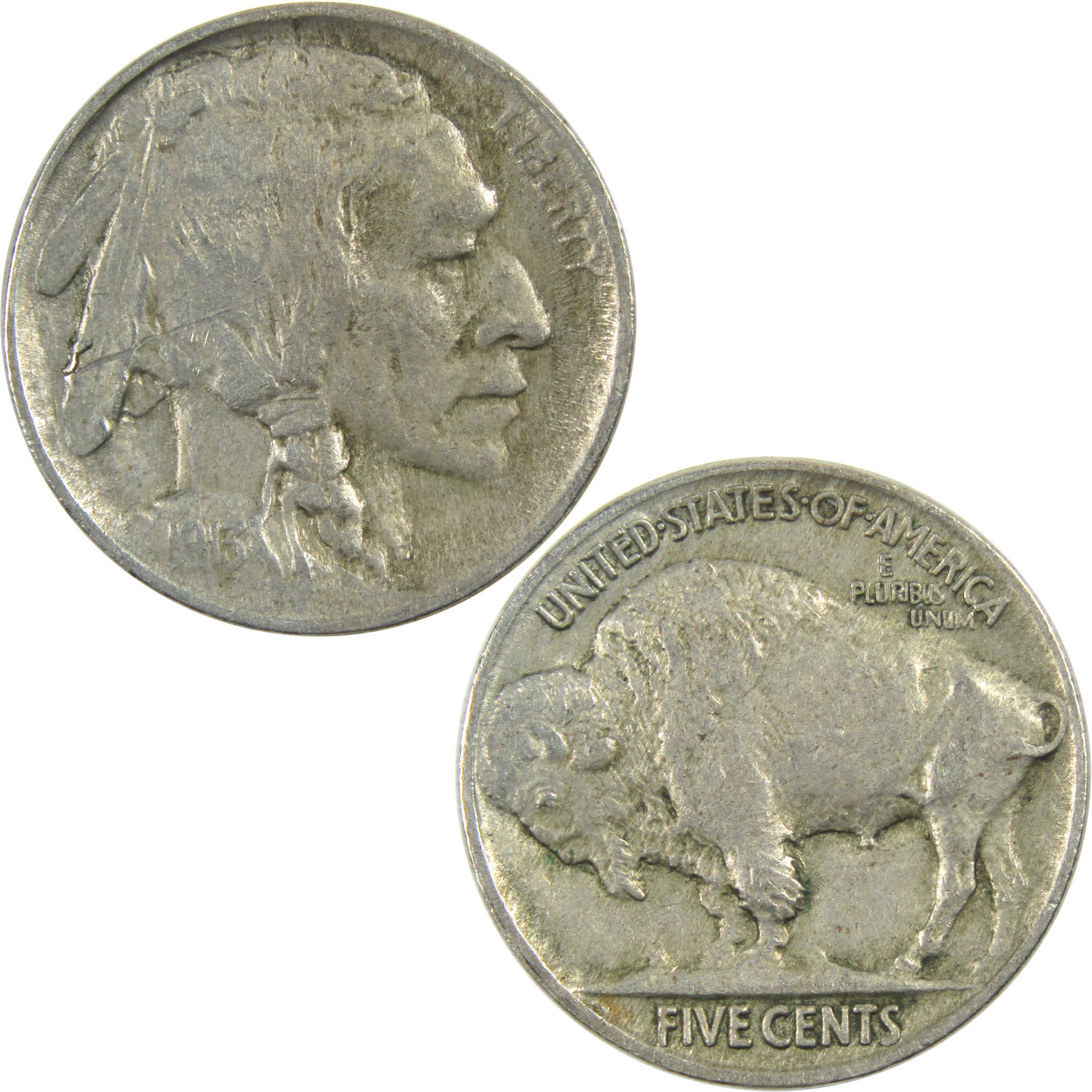 1913 Type 1 Indian Head Buffalo Nickel AG About Good SKU:I12972