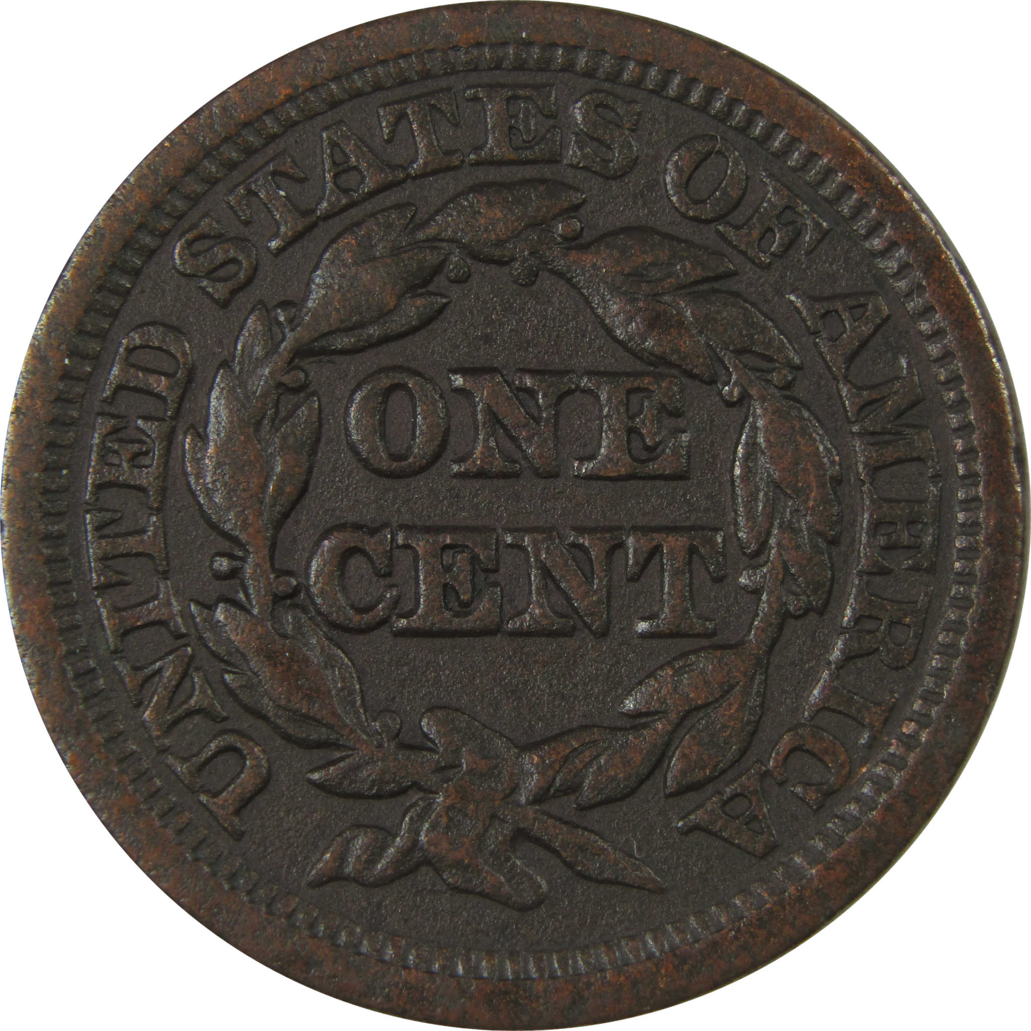 1849 Braided Hair Copper Large Cent VF Very Fine Details SKU:I23880