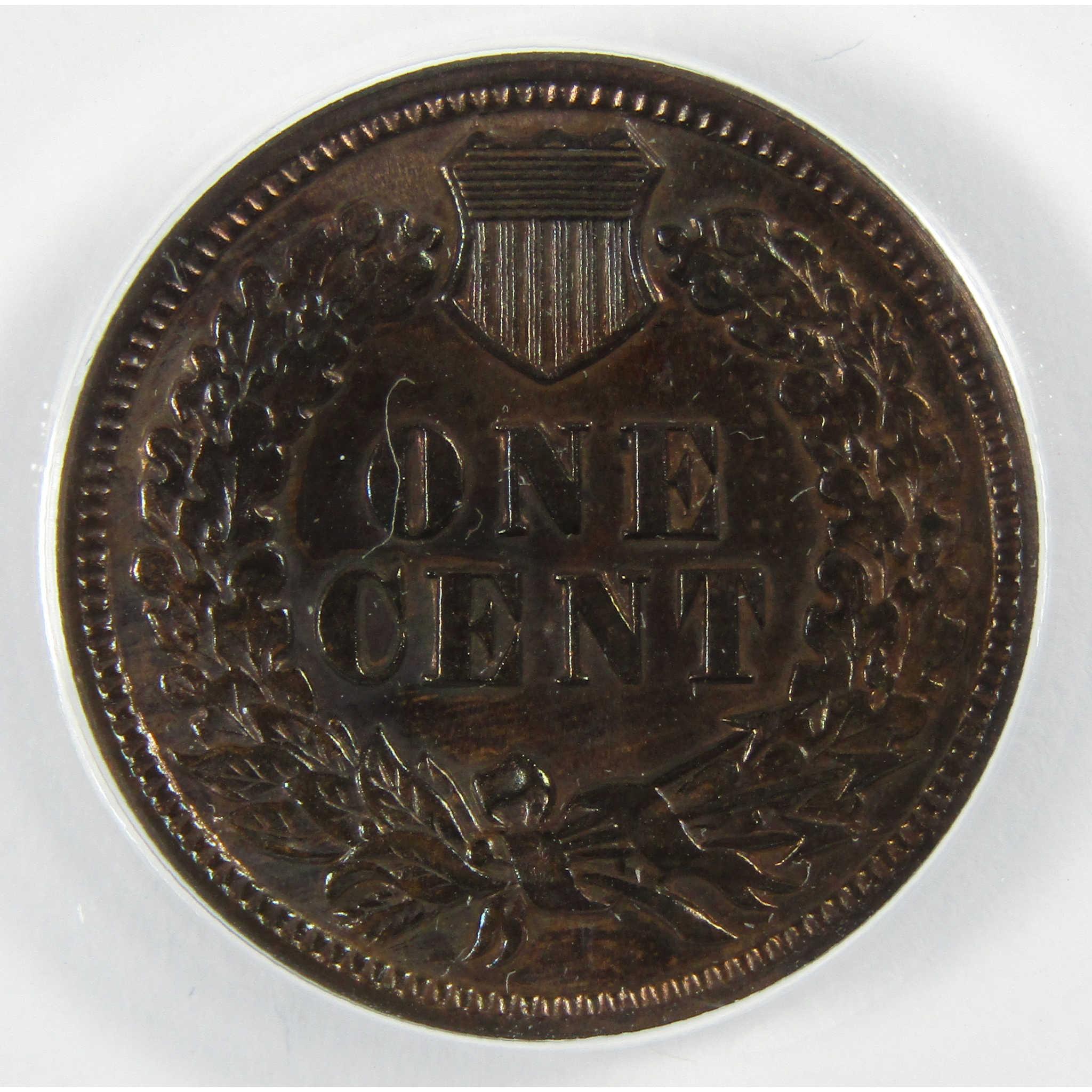 1901 Indian Head Cent PF 63 RB ANACS Penny Proof 1c Coin SKU:I25646