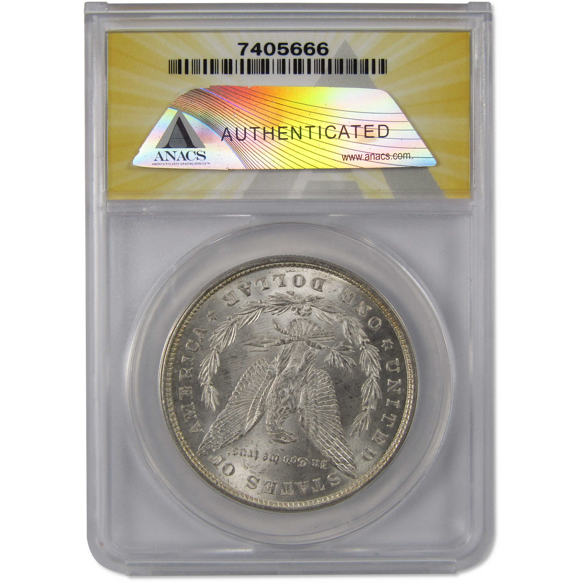 1878 8TF Morgan Dollar MS 63 ANACS 90% Silver $1 Coin SKU:I10163 - Morgan coin - Morgan silver dollar - Morgan silver dollar for sale - Profile Coins & Collectibles