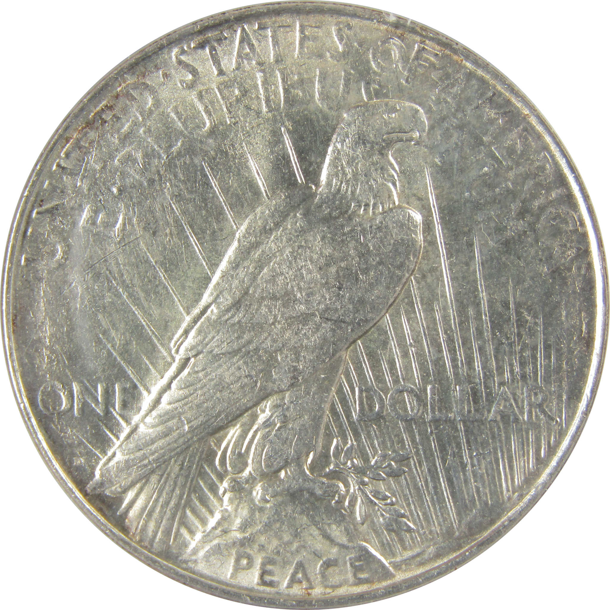 1923 D Peace Dollar AU 55 ANACS Silver $1 Coin SKU:I20886