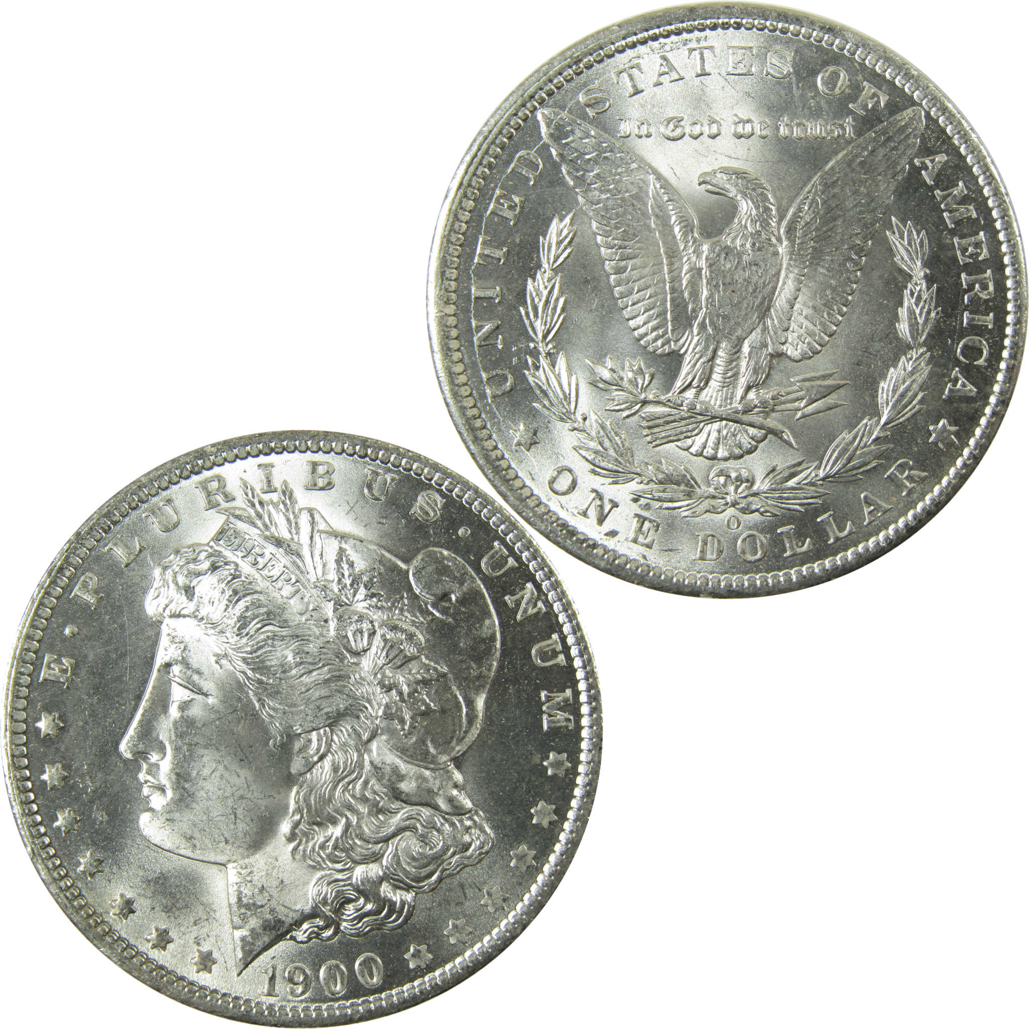 1900 O Morgan Silver Dollar Uncirculated Mint State $1 Coin SKU:I28369