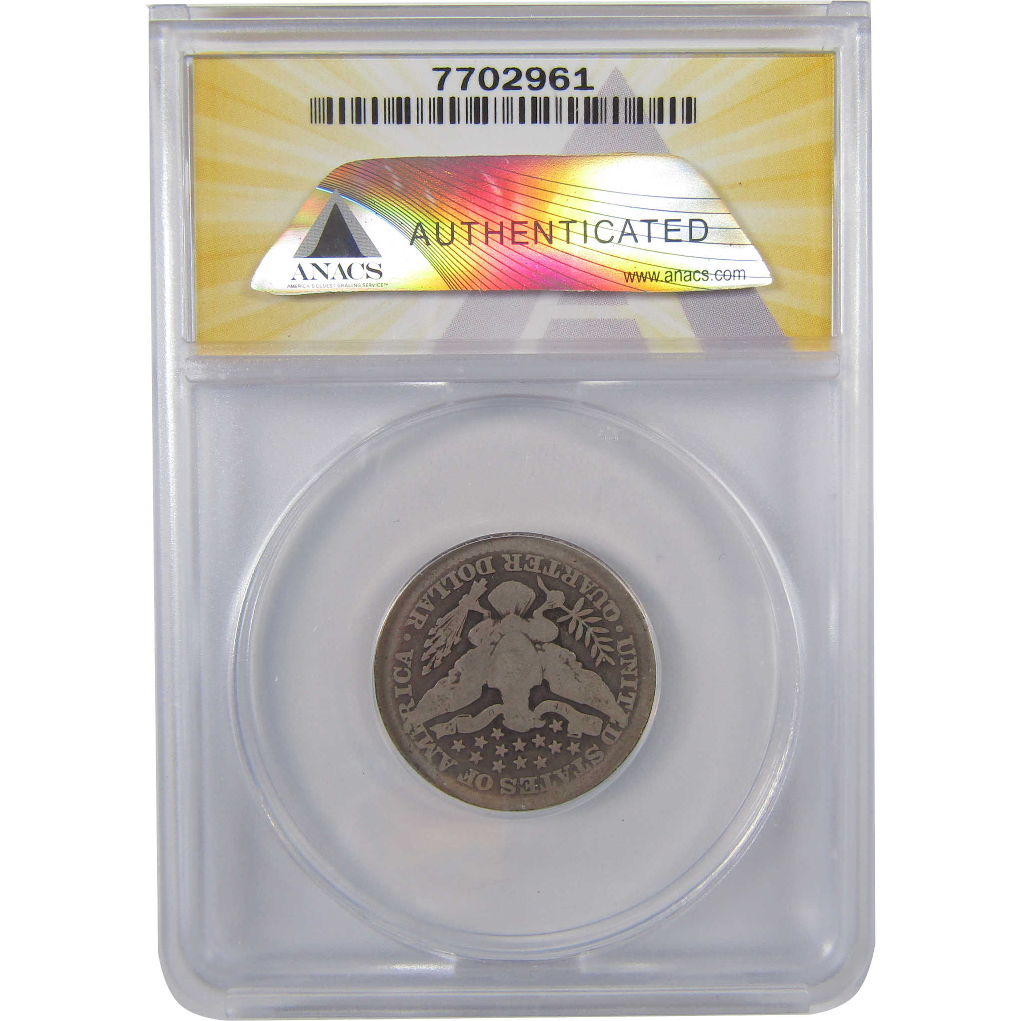 1913 Barber Quarter G 4 ANACS Silver 25c Coin SKU:I18365