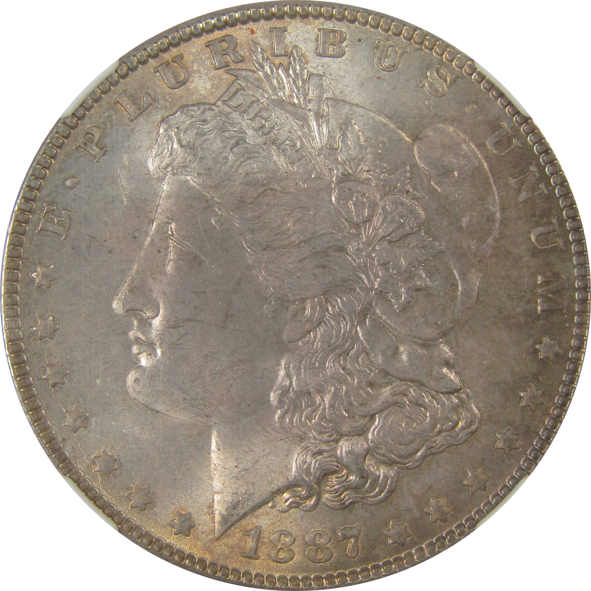 1887 Morgan Dollar MS 63 NGC Silver Uncirculated $1 Coin SKU:CPC1095 - Morgan coin - Morgan silver dollar - Morgan silver dollar for sale - Profile Coins & Collectibles
