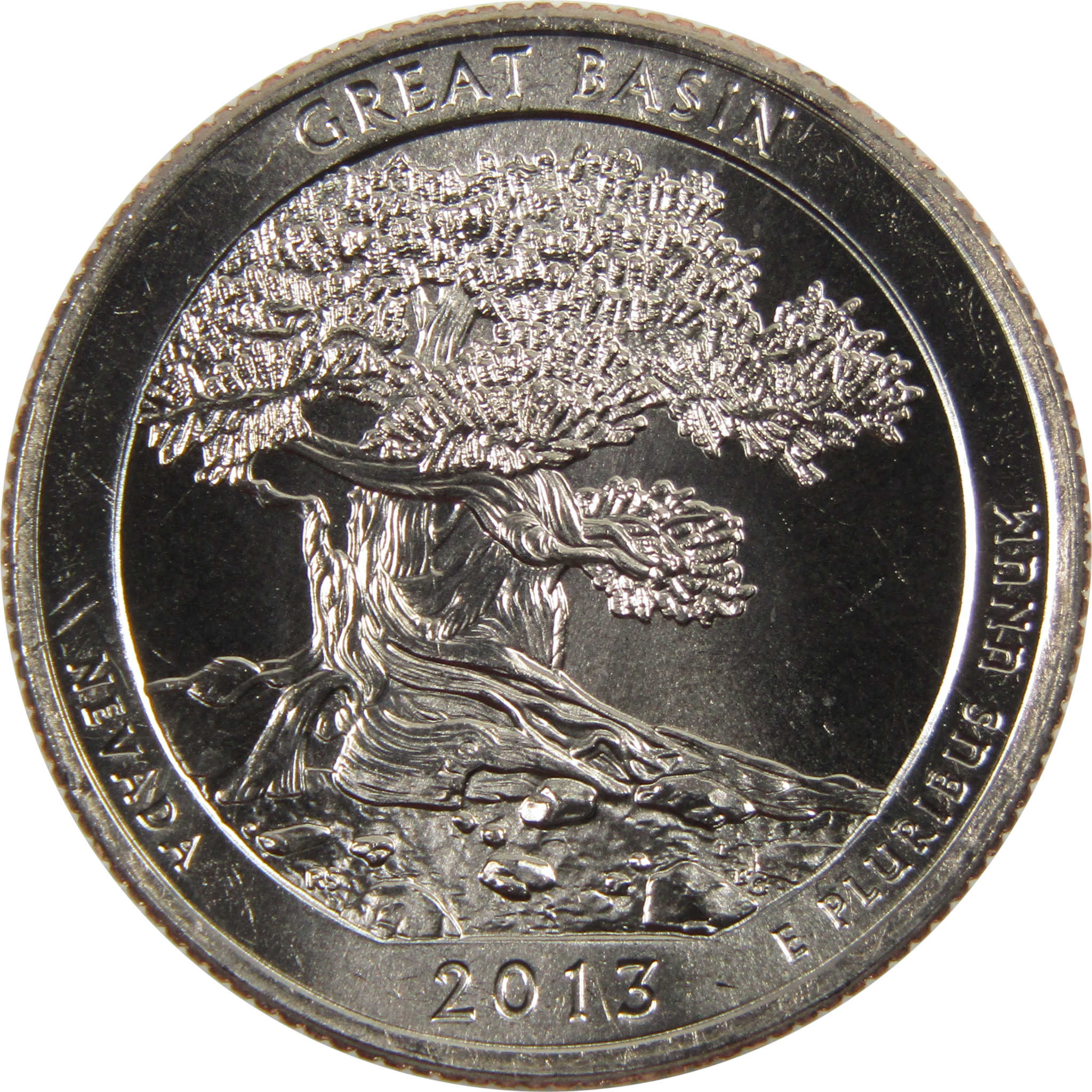 2013 P Great Basin National Park Quarter BU Uncirculated Clad 25c Coin