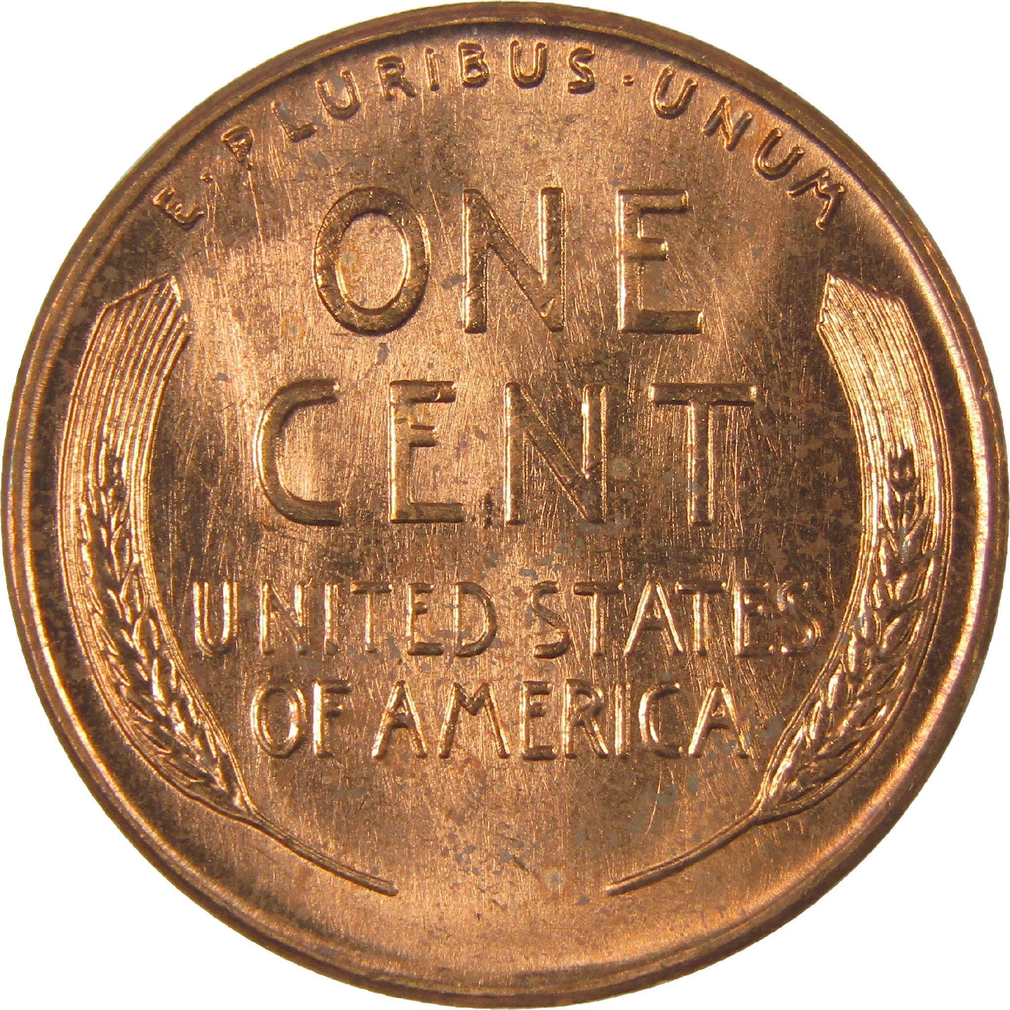 1957 Lincoln Wheat Cent Uncirculated Penny 1c Coin