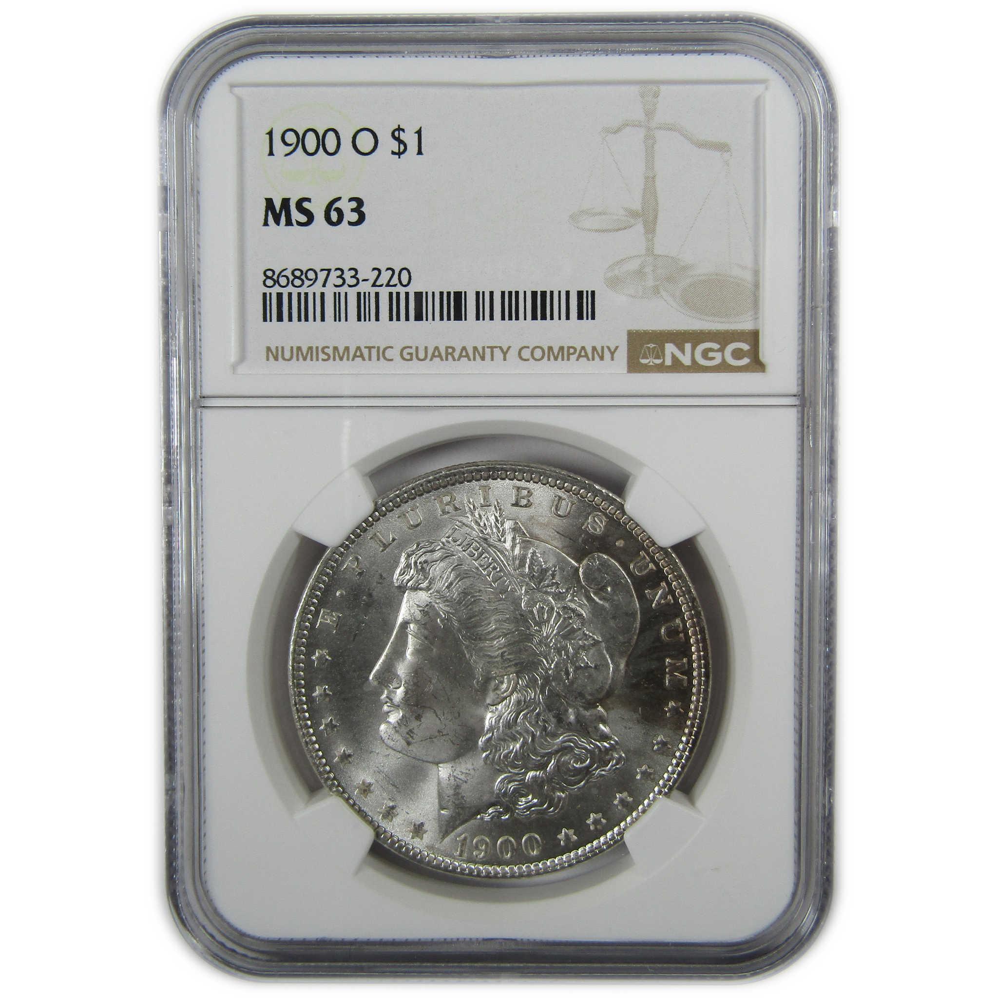 1900 O Morgan Silver Dollar MS 63 NGC Uncirculated $1 Coin SKU:CP455 - Morgan coin - Morgan silver dollar - Morgan silver dollar for sale - Profile Coins & Collectibles