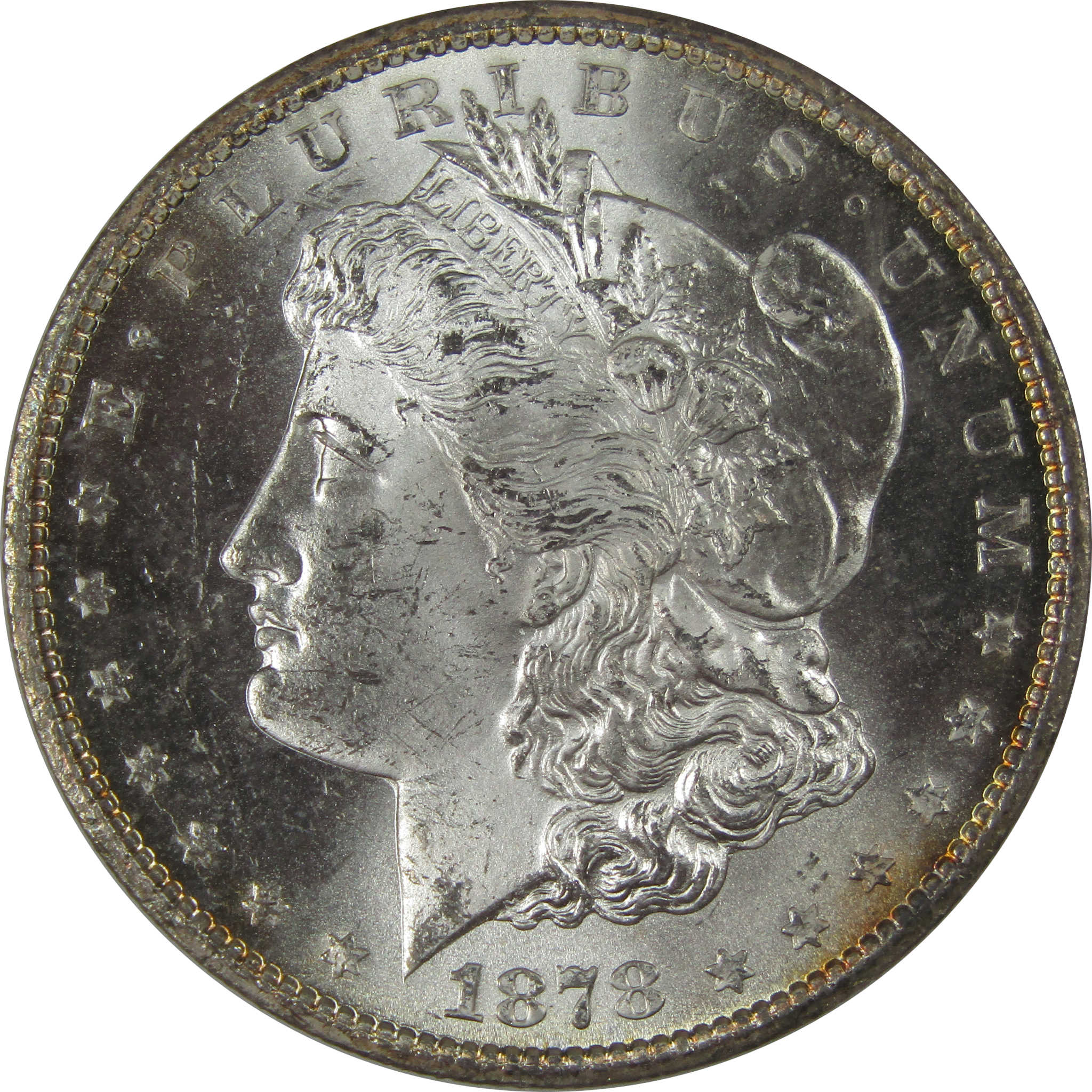 1878 CC Morgan Dollar Uncirculated Silver $1 Coin SKU:I22688 - Morgan coin - Morgan silver dollar - Morgan silver dollar for sale - Profile Coins & Collectibles