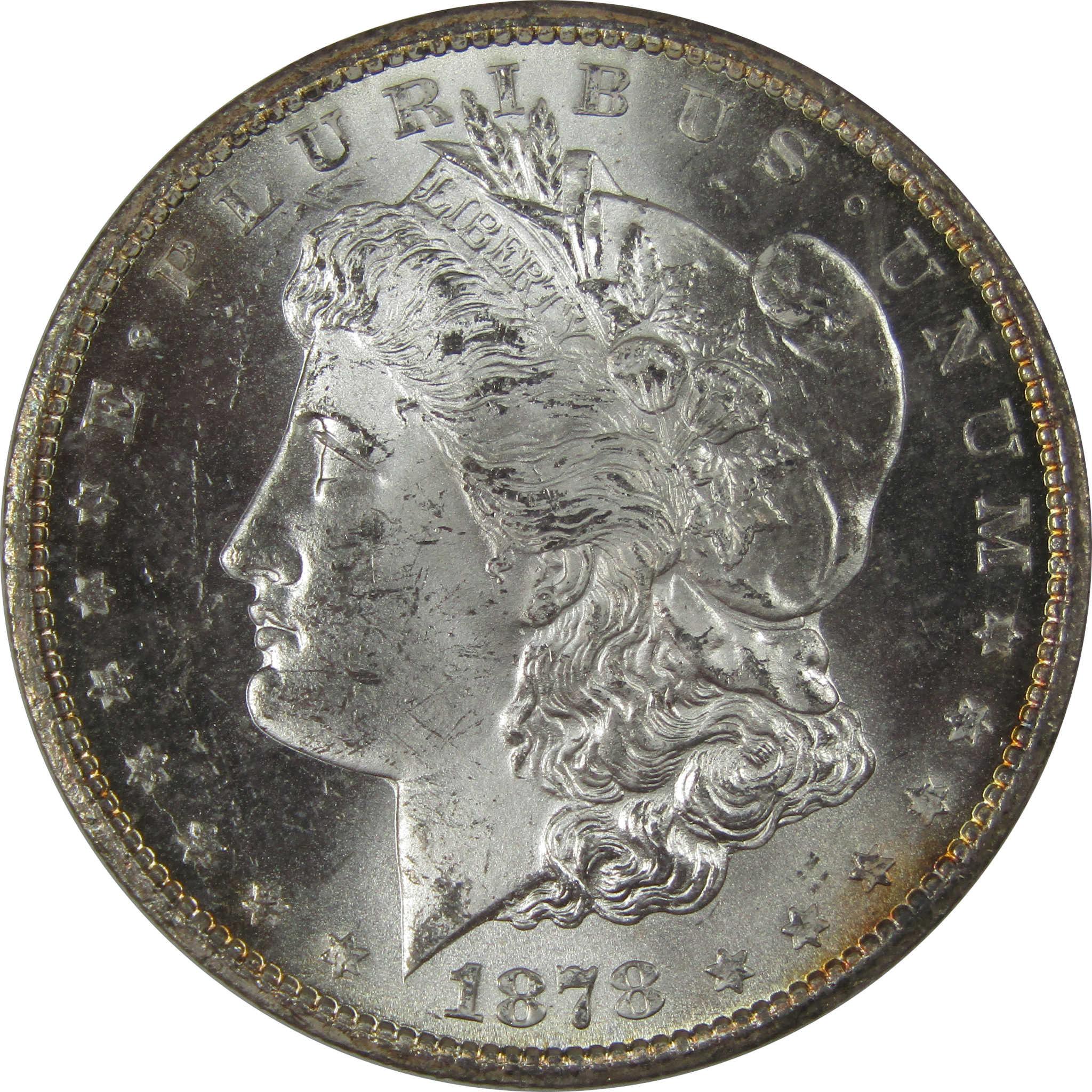 1878 CC Morgan Dollar Uncirculated Silver $1 Coin SKU:I22688 - Morgan coin - Morgan silver dollar - Morgan silver dollar for sale - Profile Coins & Collectibles