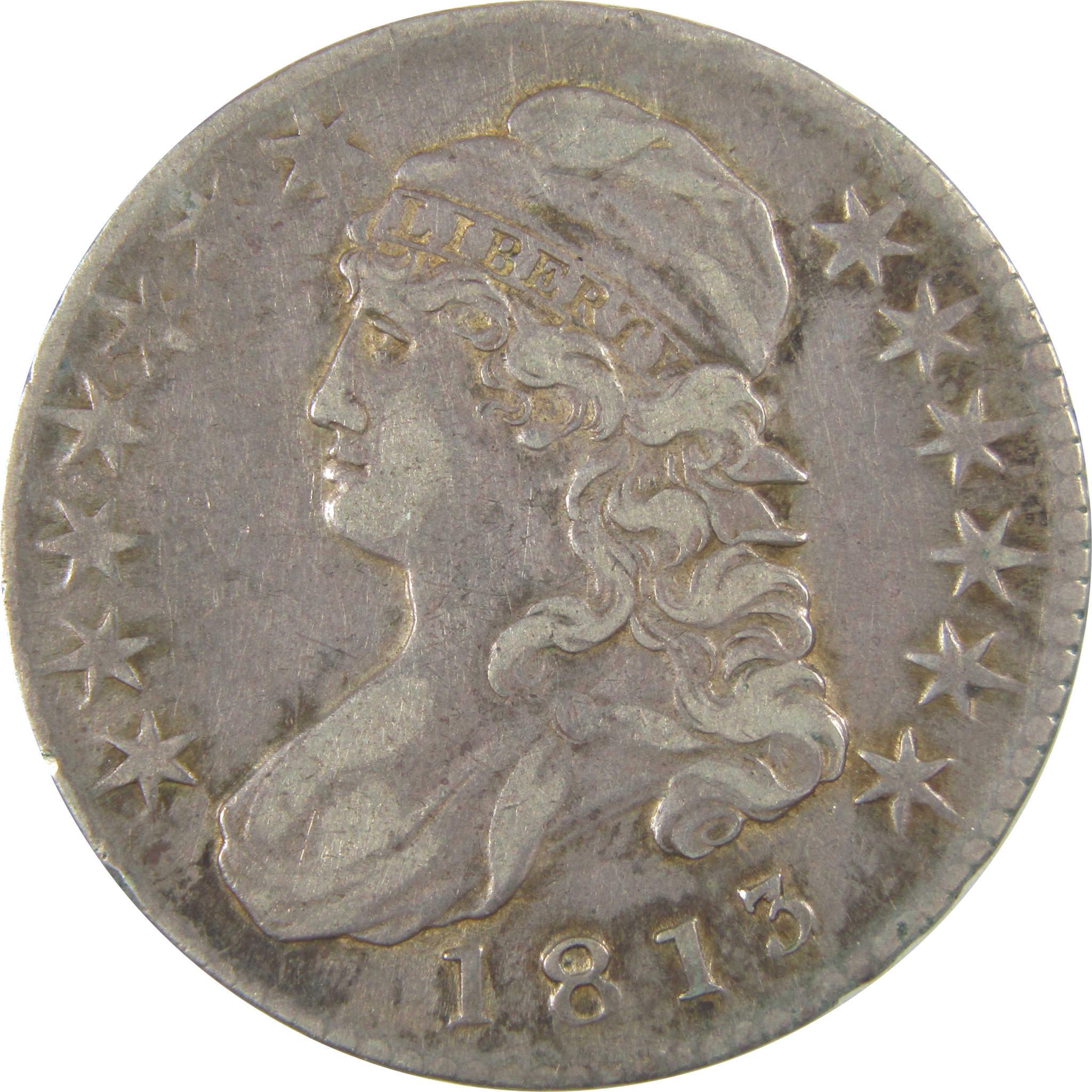 1813 Capped Bust Half Dollar VF Very Fine Details Silver SKU:CPC0941