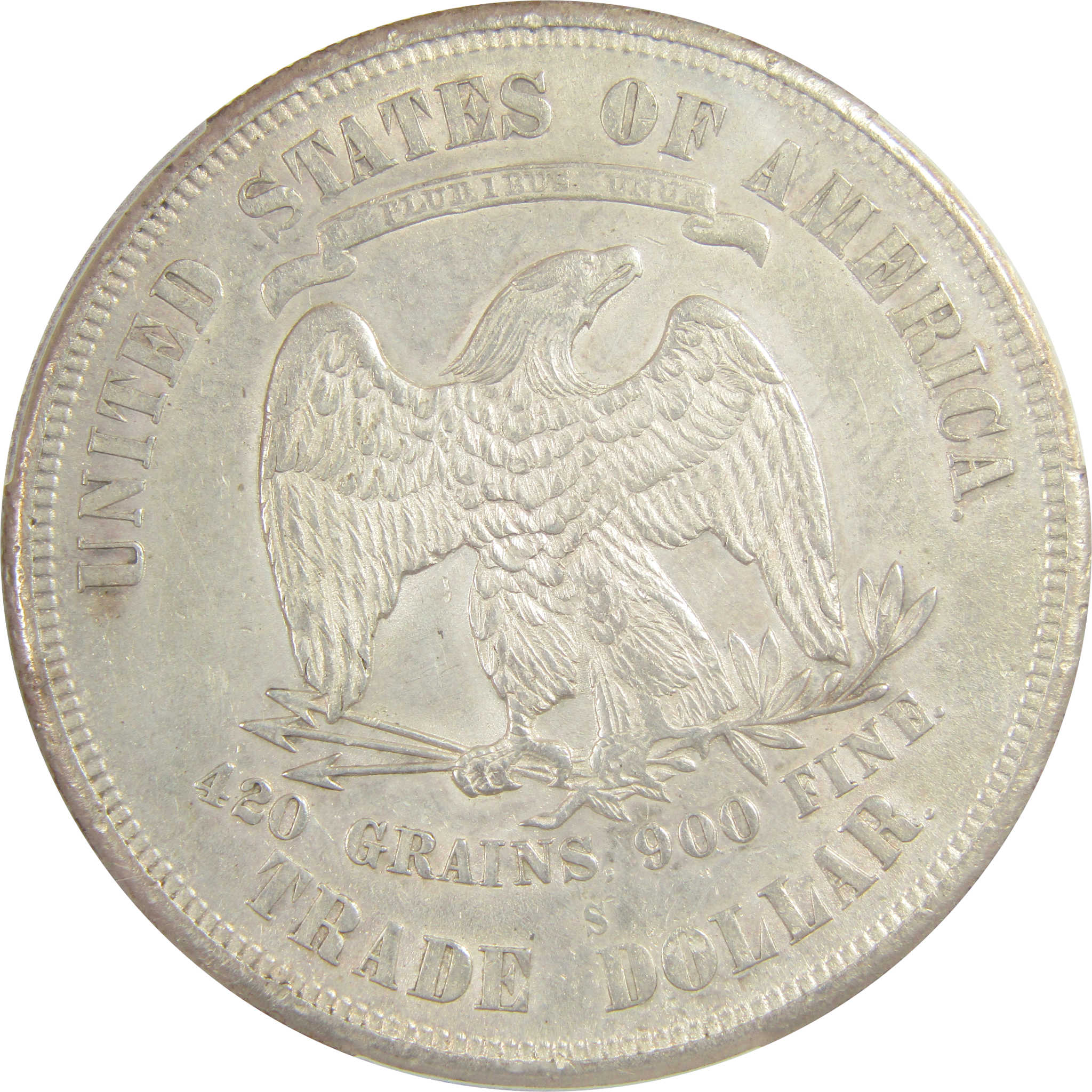 1875 S Trade Dollar AU Details PCGS Silver $1 Coin SKU:I20064