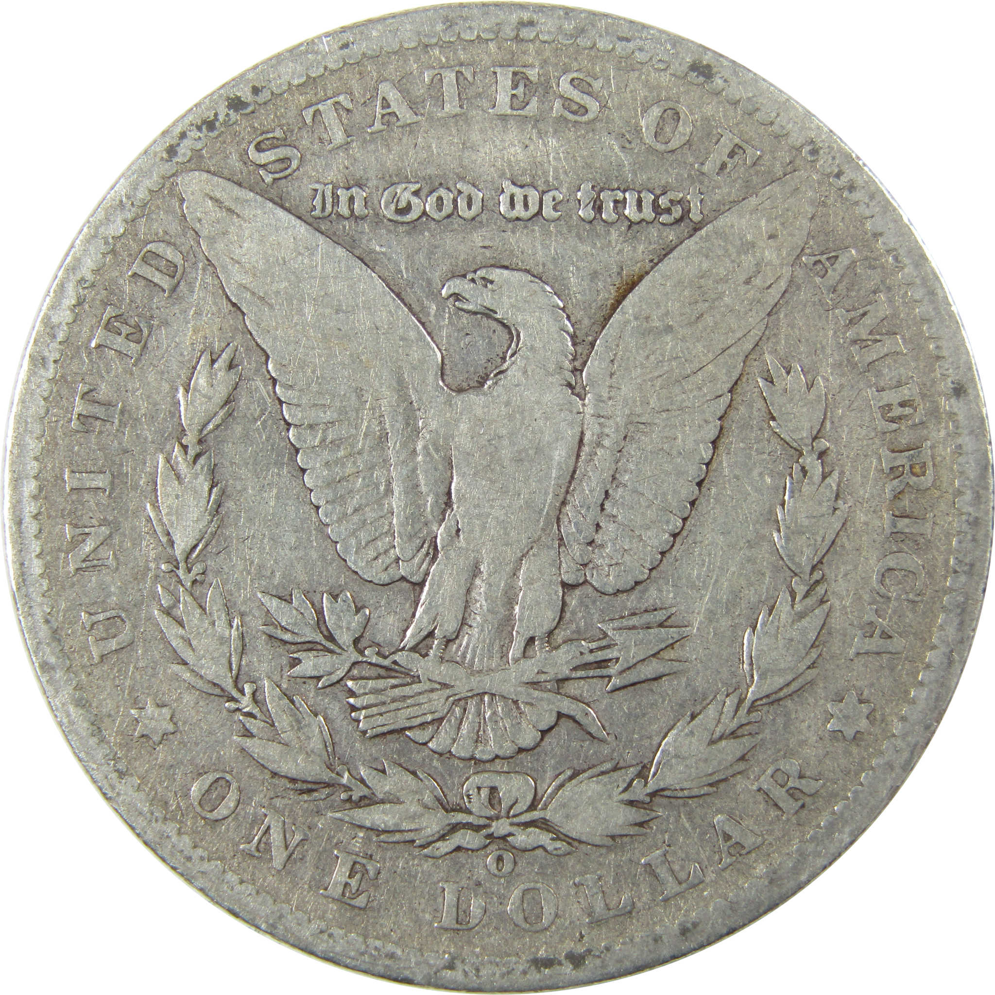 1888 O Hot Lips Morgan Silver Dollar VG Very Good $1 Coin SKU:I25103 - Morgan coin - Morgan silver dollar - Morgan silver dollar for sale - Profile Coins & Collectibles