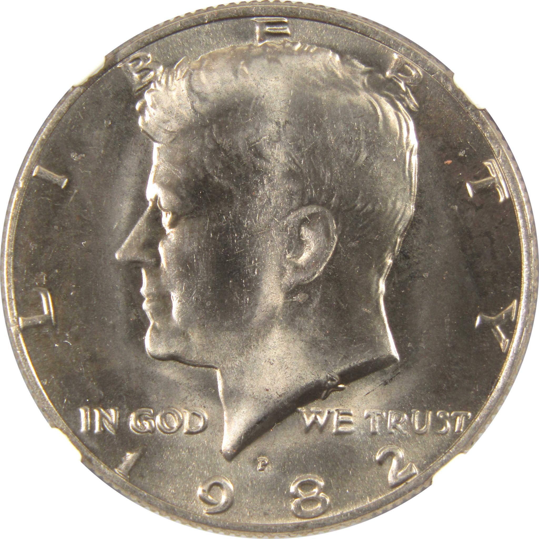 1982 P Kennedy Half Dollar MS 67 NGC Clad 50c Uncirculated SKU:I9760