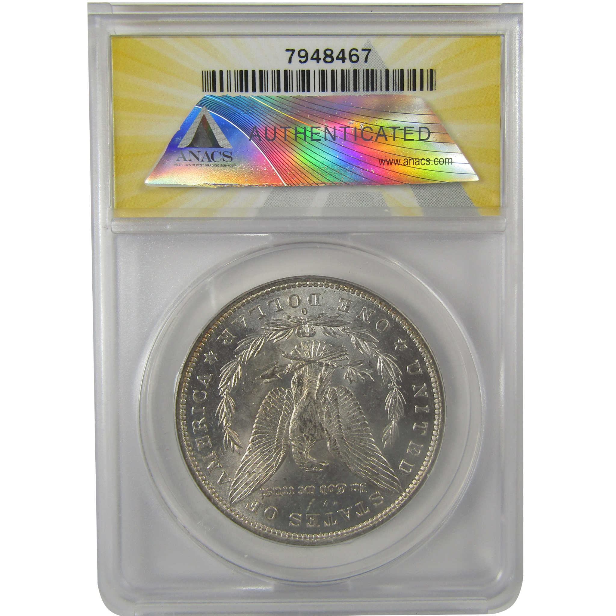 1882 O/S VAM-4 Recessed Top 100 Morgan Dollar MS 62 ANACS SKU:I21959 - Morgan coin - Morgan silver dollar - Morgan silver dollar for sale - Profile Coins & Collectibles