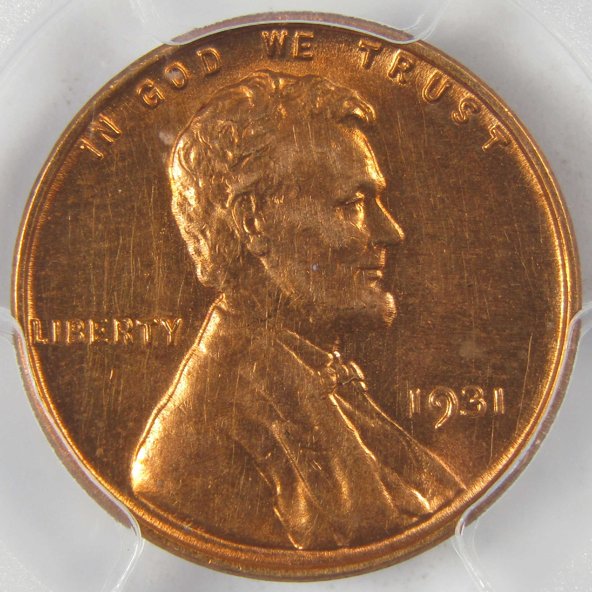 1931 Lincoln Wheat Cent Uncirculated Details PCGS Penny SKU:CP48