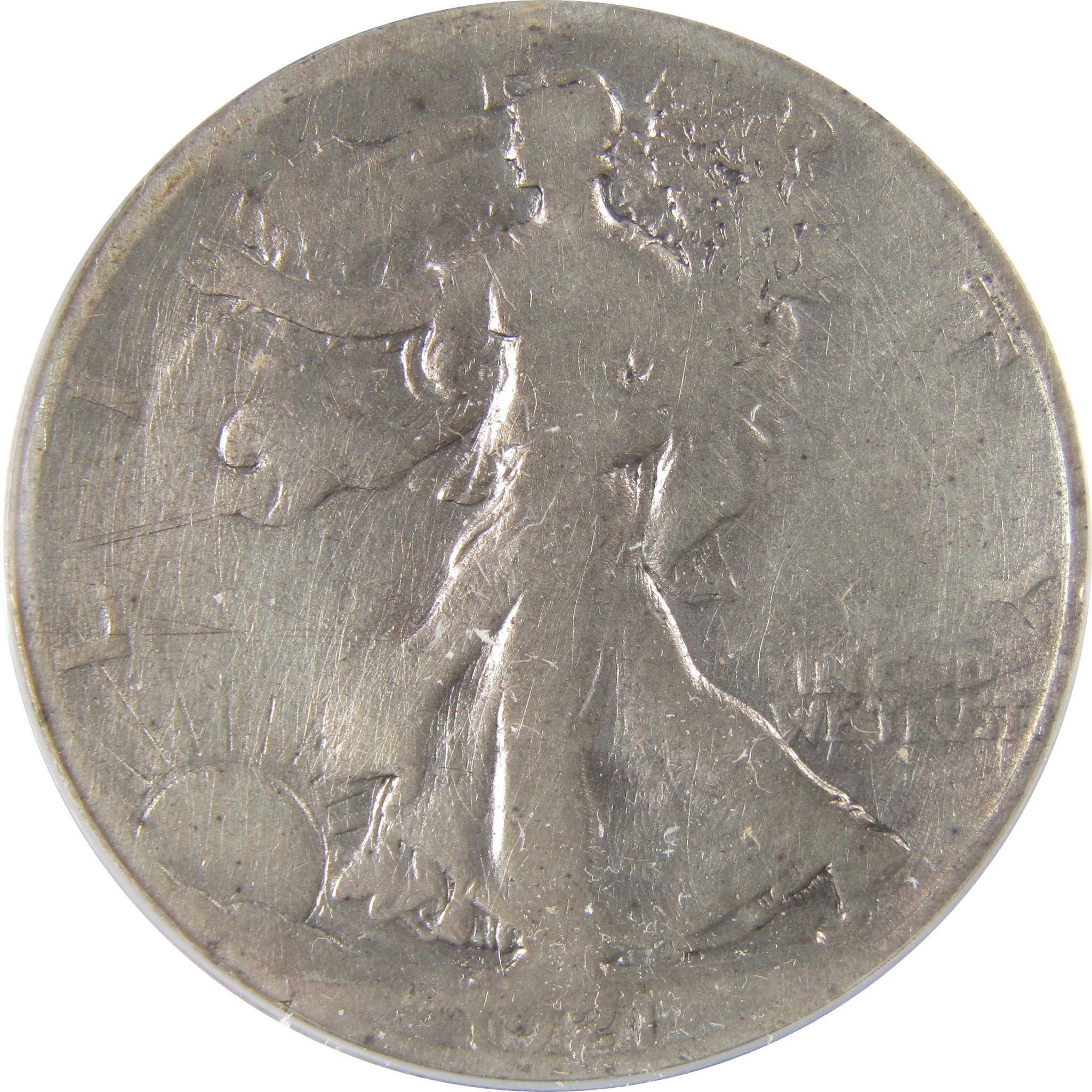 1921 S Liberty Walking Silver Half Dollar AG 3 Detail ANACS SKU:I25447