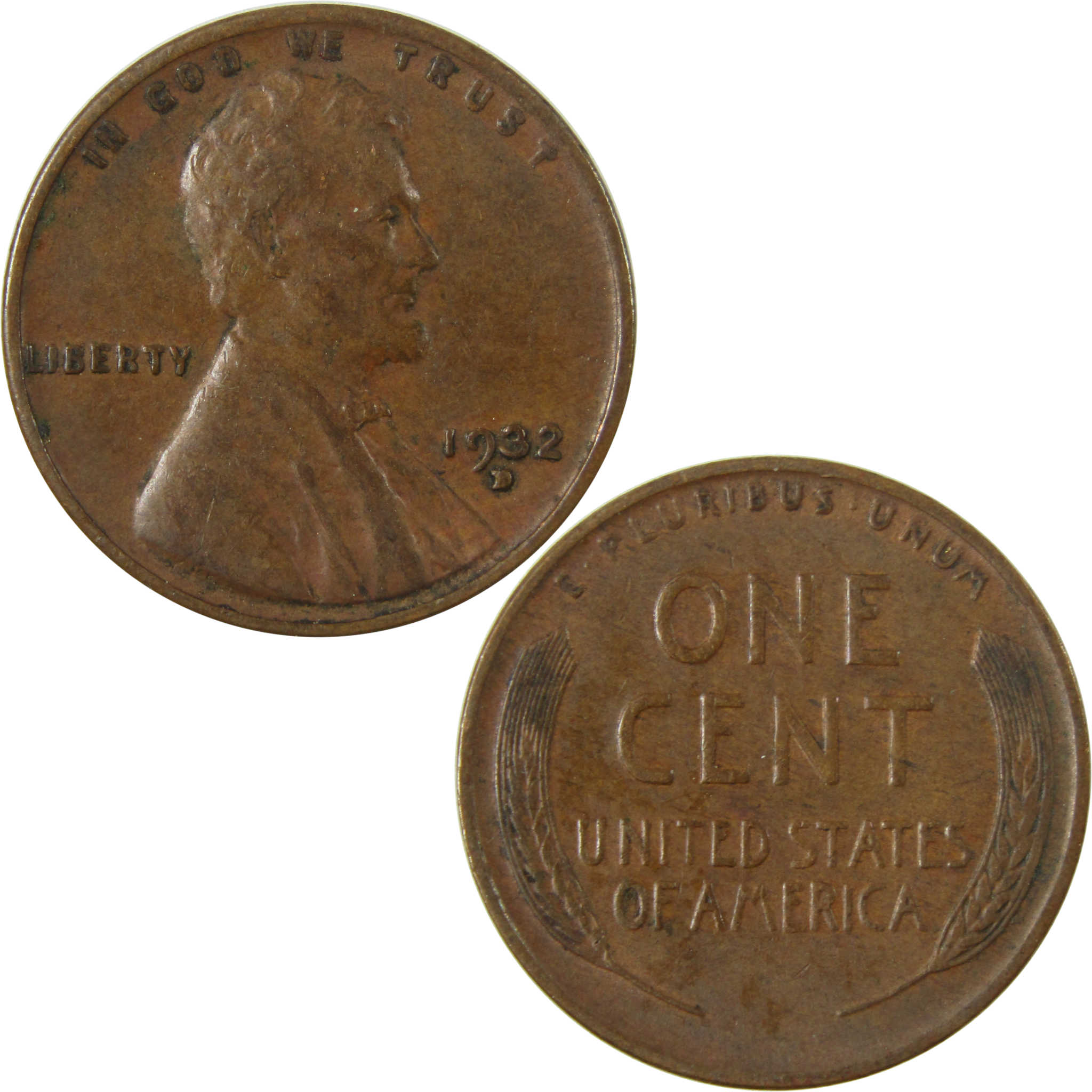 1932 D Lincoln Wheat Cent XF EF Extremely Fine Penny SKU:I26720
