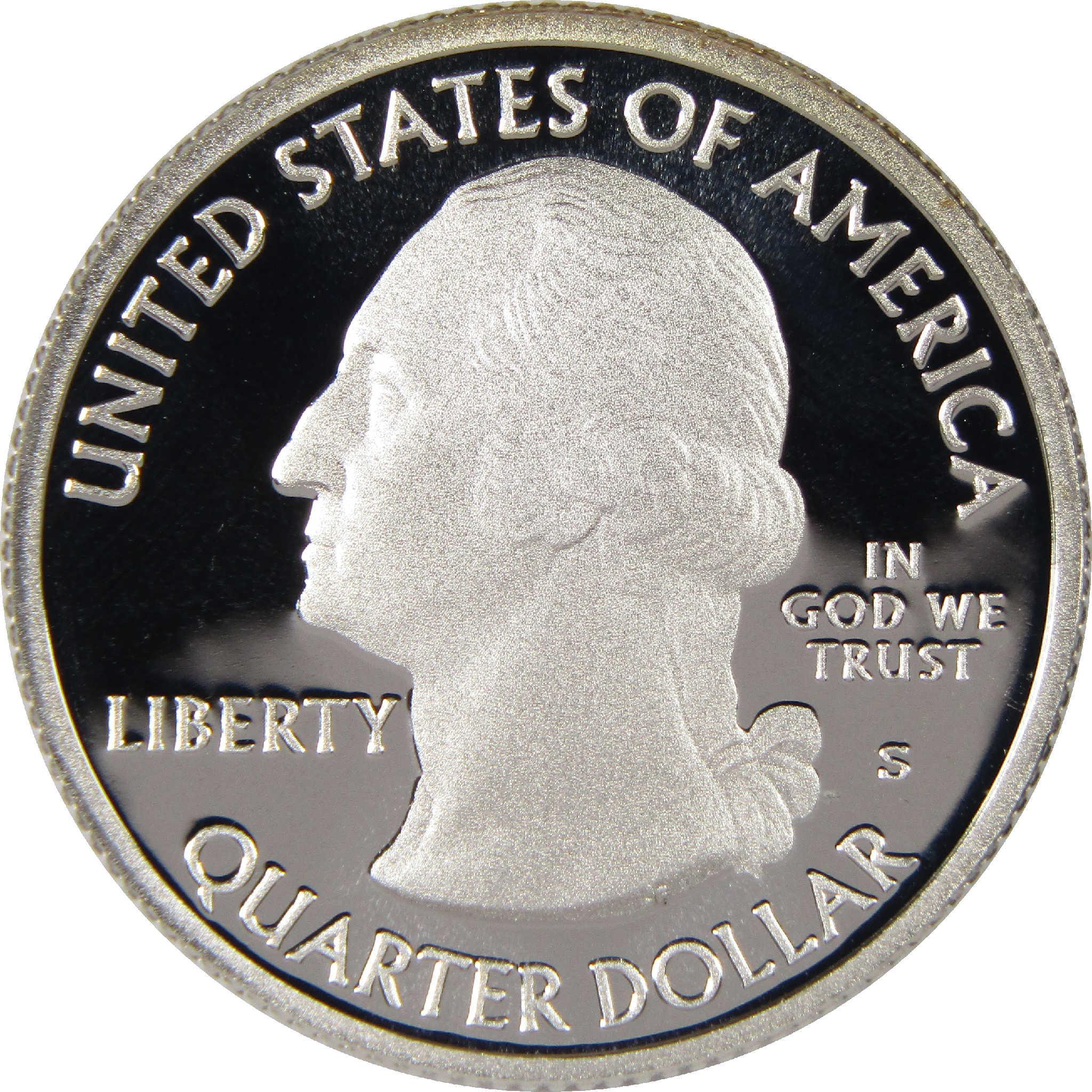 2015 S Saratoga National Historical Park Quarter Silver Proof 25c Coin