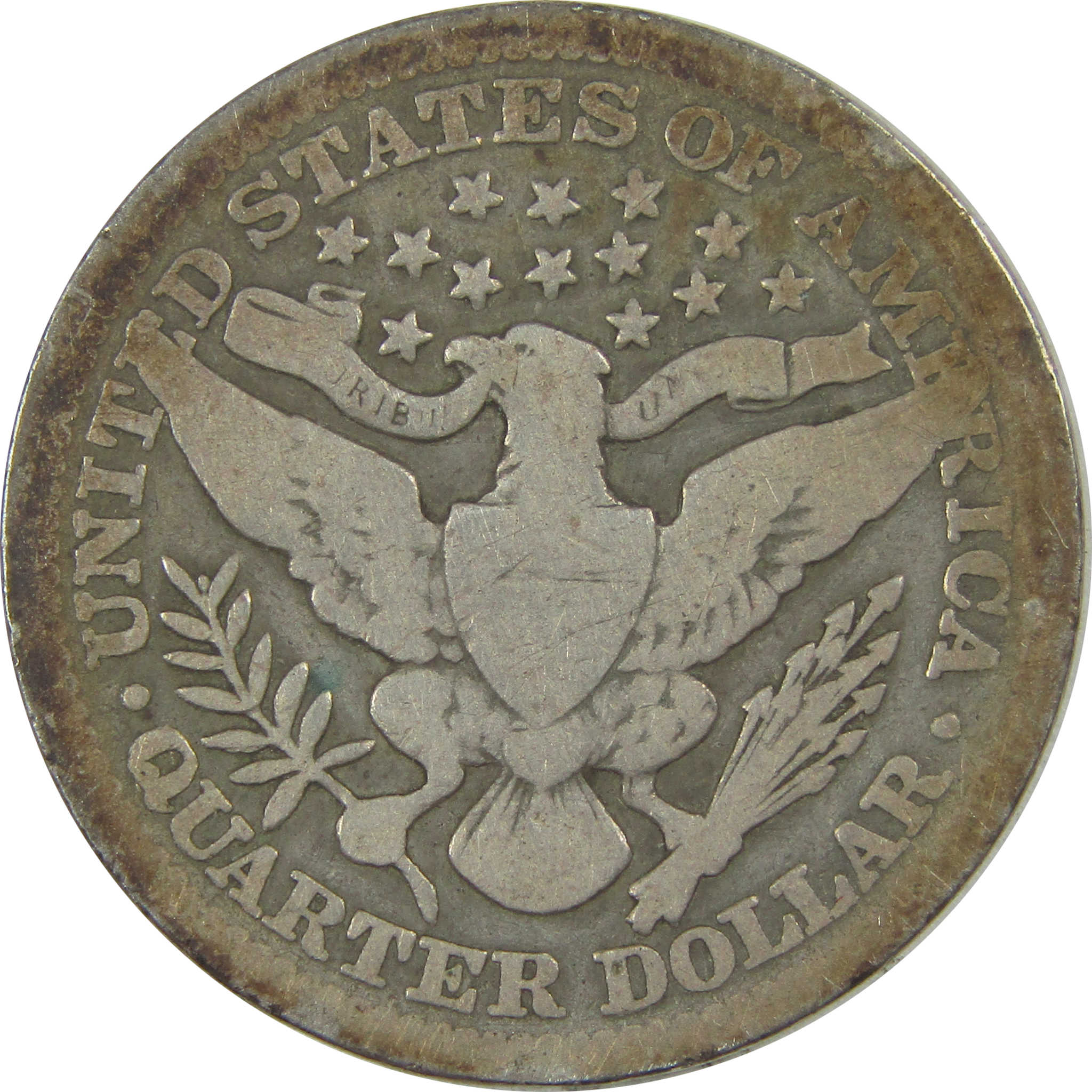 1905 Barber Quarter G Good Details Silver 25c Coin SKU:I21803