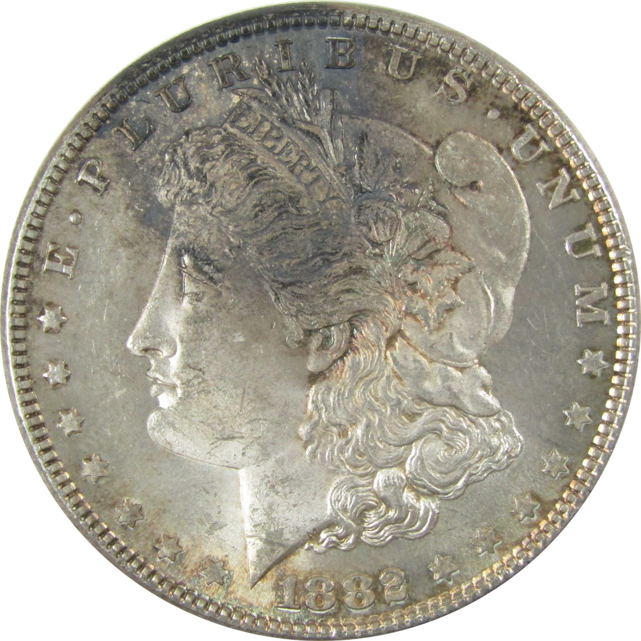 1882 Morgan Silver Dollar Uncirculated Mint State $1 Coin SKU:CP554 - Morgan coin - Morgan silver dollar - Morgan silver dollar for sale - Profile Coins & Collectibles