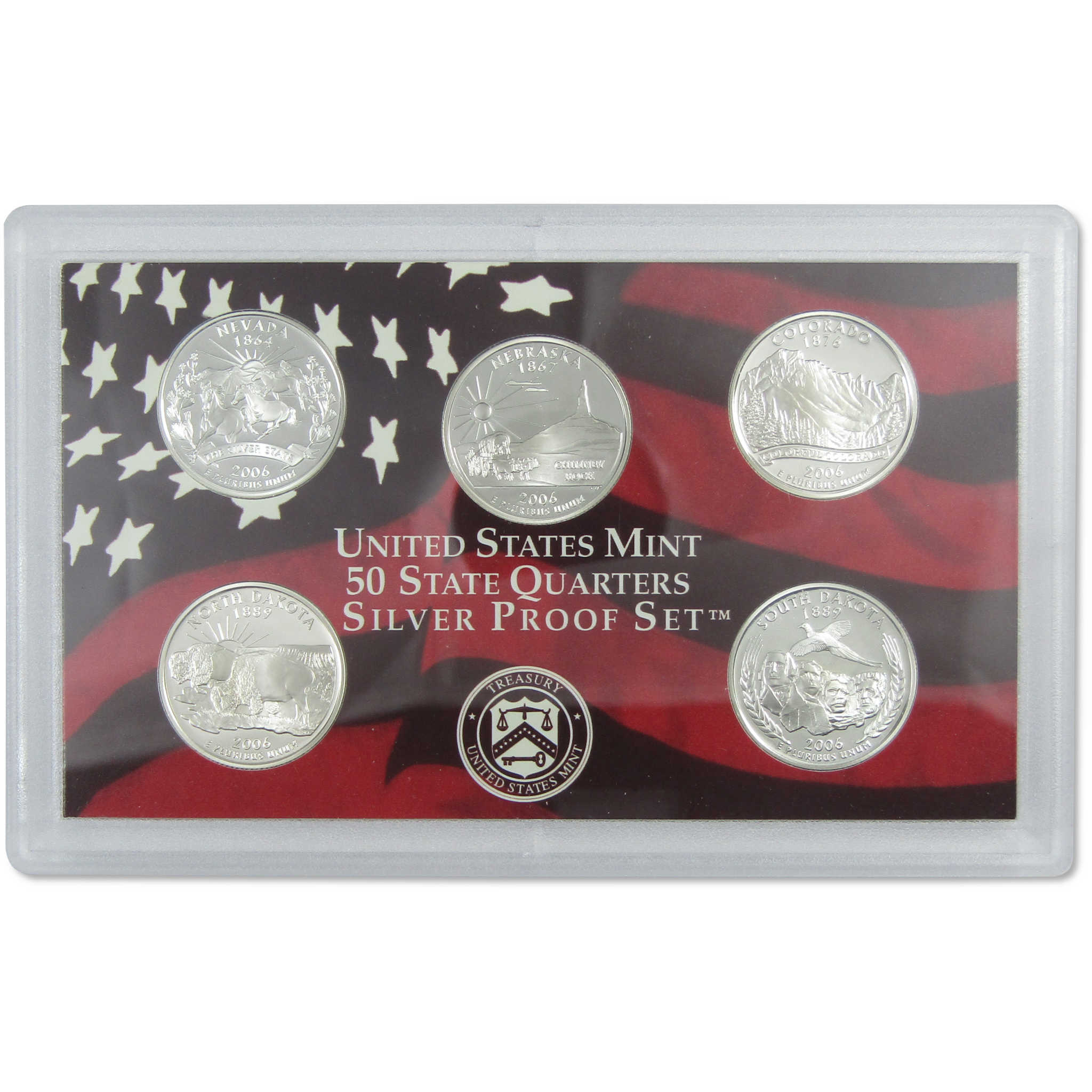 2006 Silver Proof Set U.S. Mint Original Government Packaging OGP COA
