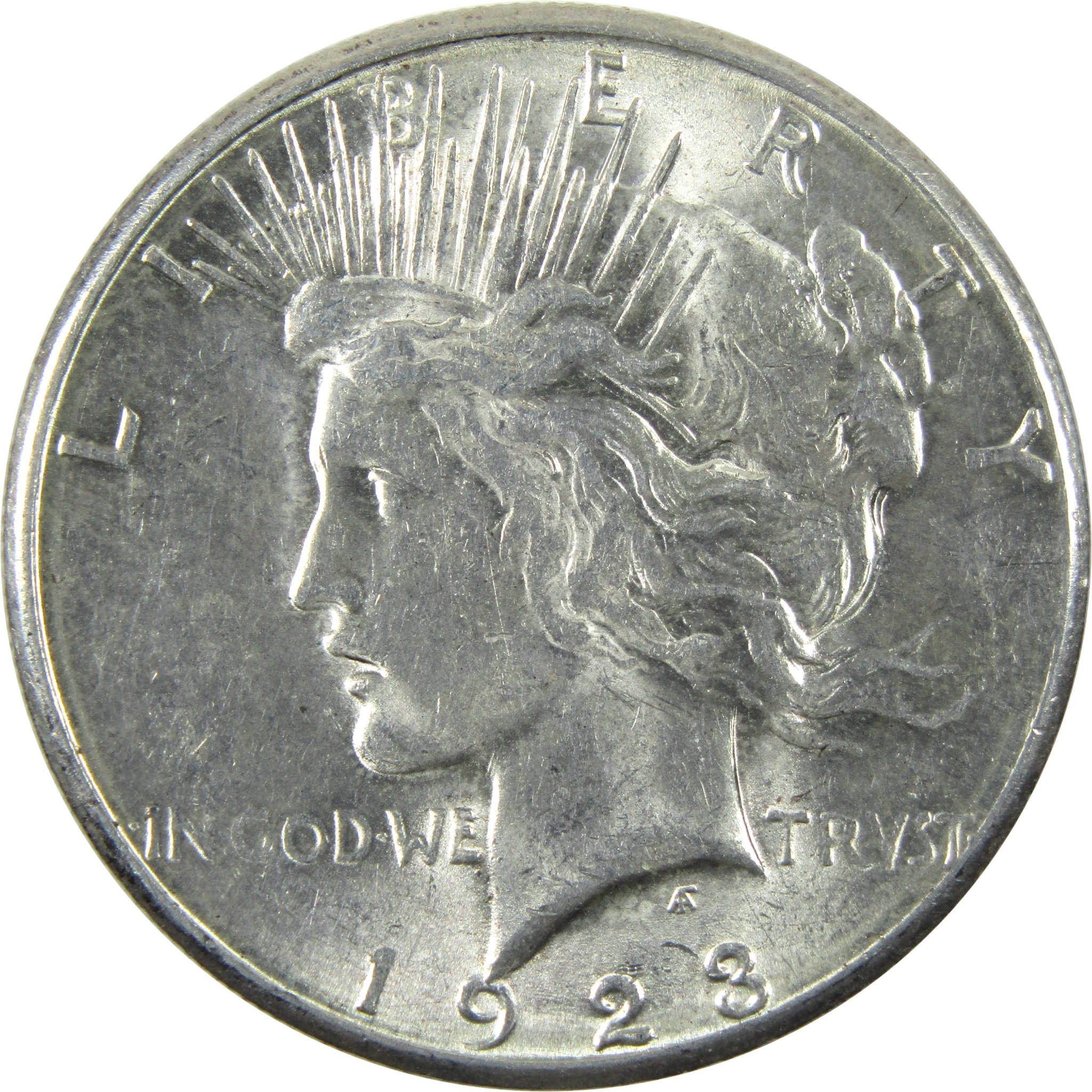 1923 S Peace Dollar AU About Uncirculated Silver $1 Coin SKU:I14104