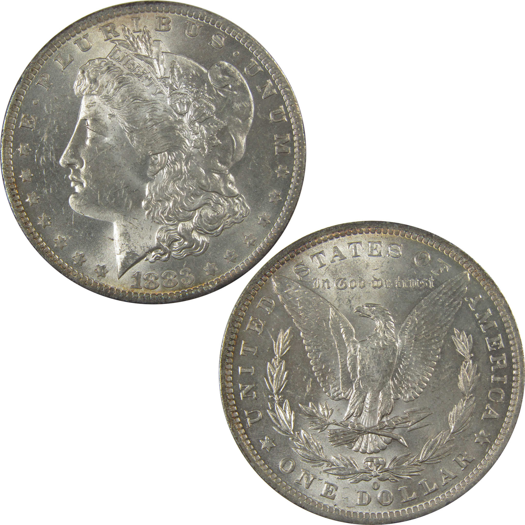 1883 O Morgan Dollar Uncirculated Silver $1 Coin SKU:CPC1108 - Morgan coin - Morgan silver dollar - Morgan silver dollar for sale - Profile Coins & Collectibles