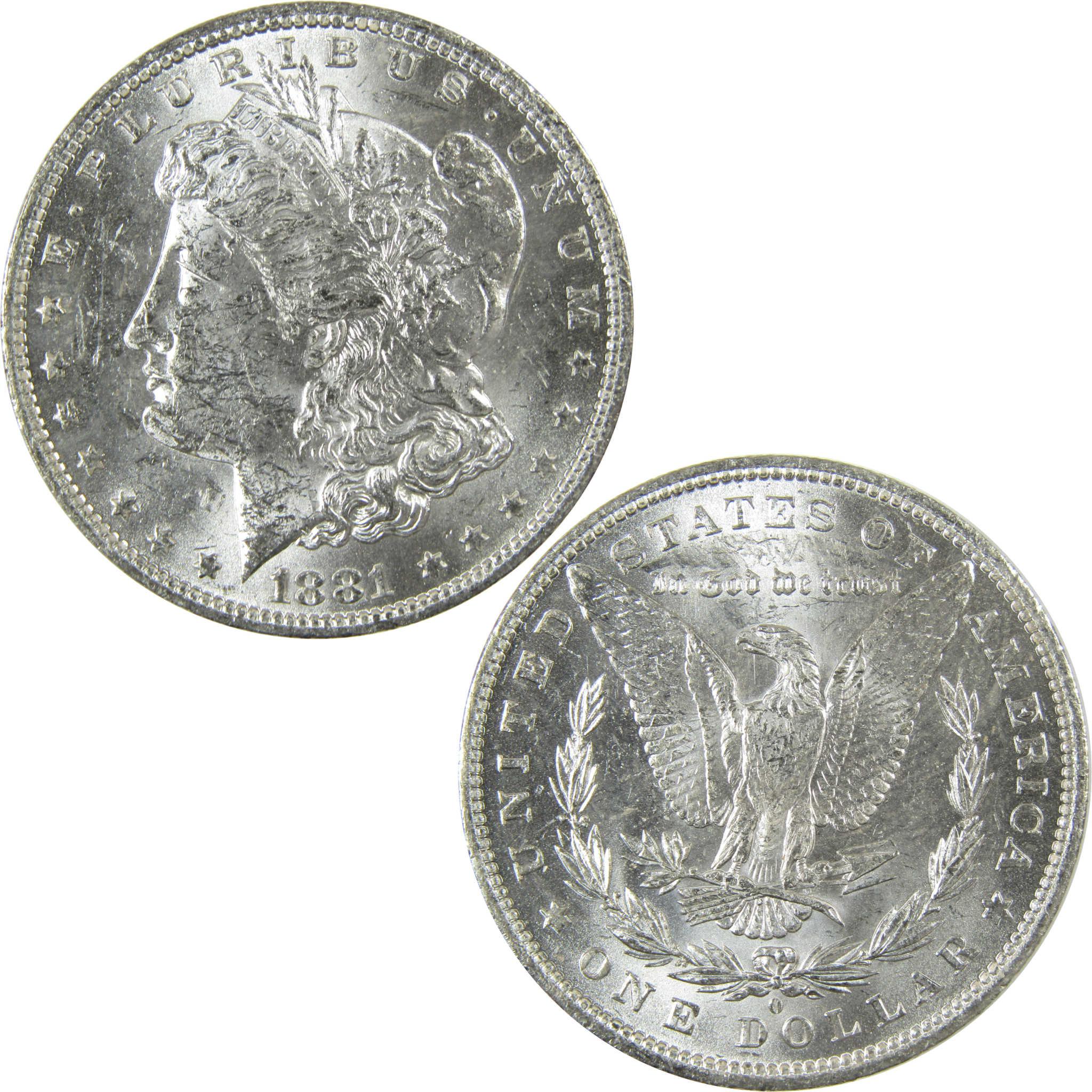 1881 O Morgan Silver Dollar Uncirculated Mint State $1 Coin SKU:I27696 - Morgan coin - Morgan silver dollar - Morgan silver dollar for sale - Profile Coins & Collectibles