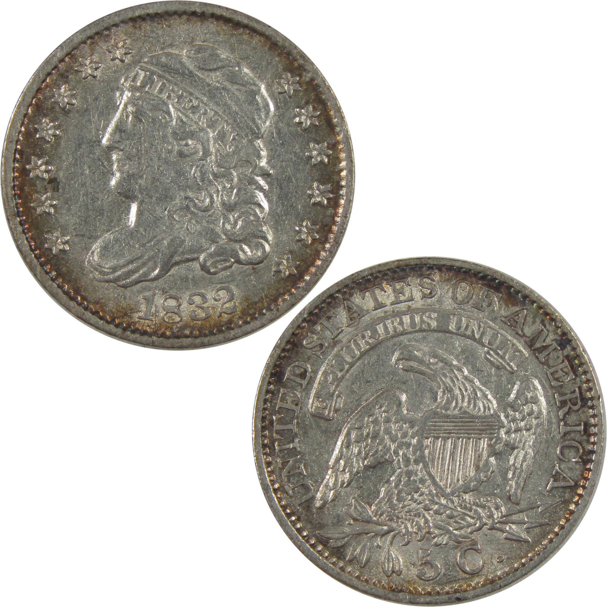 1832 Capped Bust Half Dime AU About Uncirculated Silver SKU:I20975
