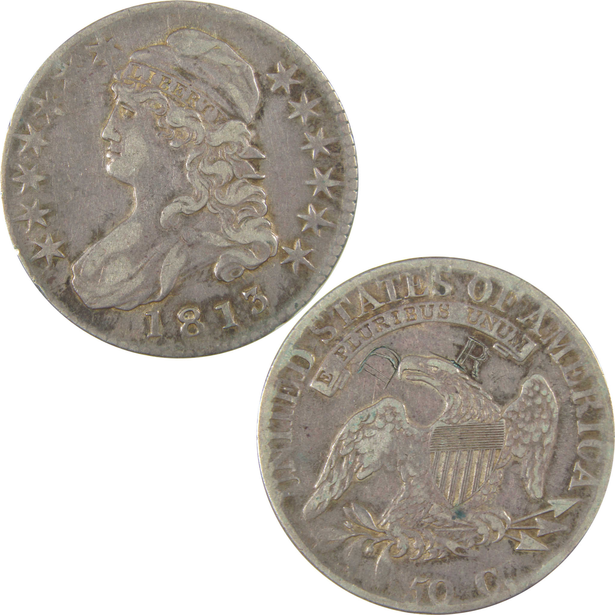 1813 Capped Bust Half Dollar VF Very Fine Details Silver SKU:CPC0941