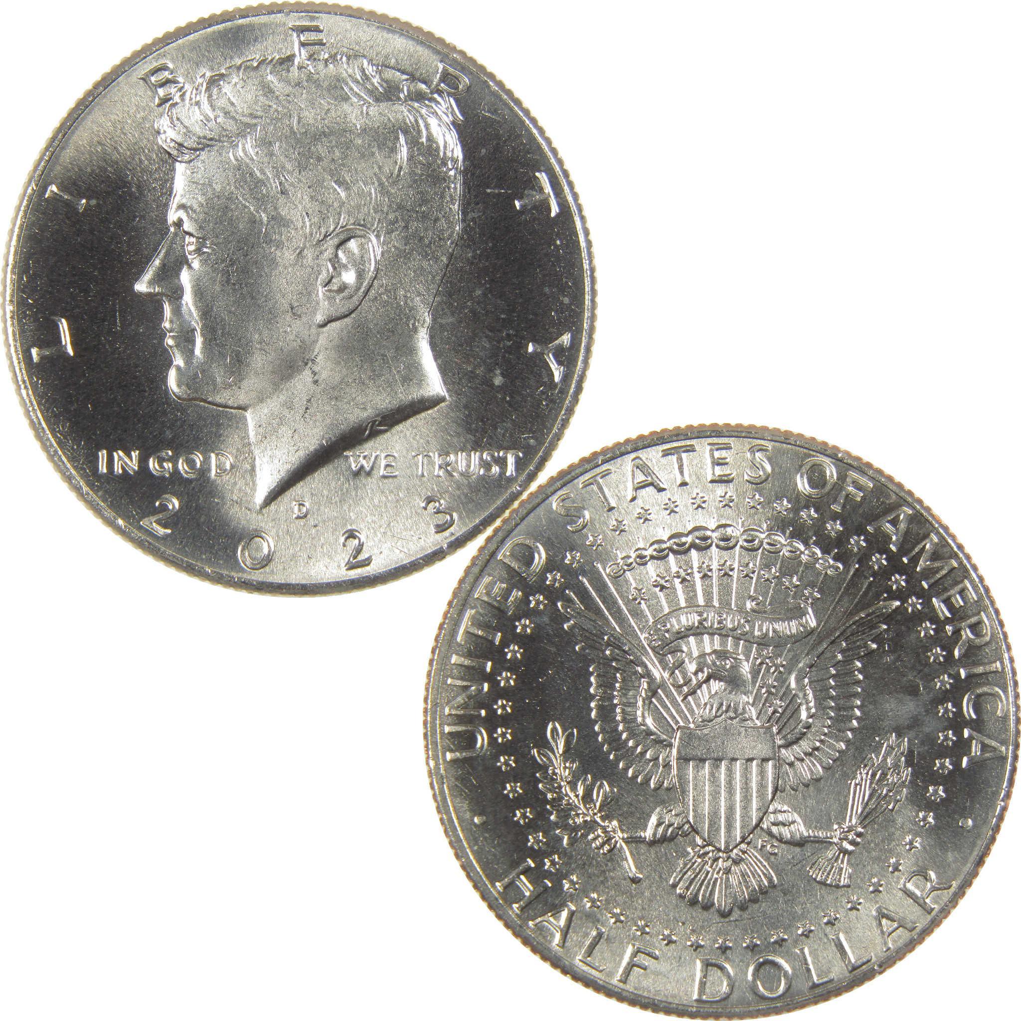 2023 D Kennedy Half Dollar Uncirculated Clad 50c Coin
