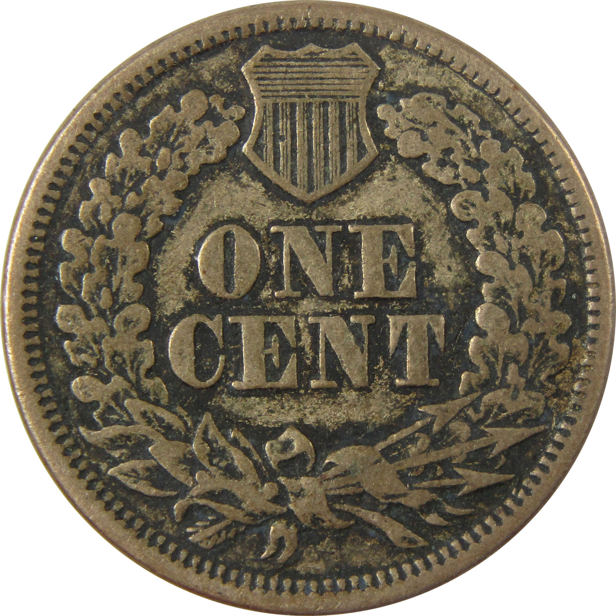 1863 Indian Head Cent VF Very Fine Details Penny 1c Coin SKU:CP1225