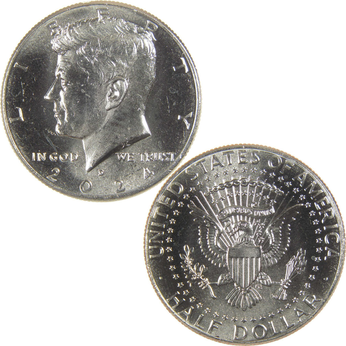 2024 D Kennedy Half Dollar Clad Uncirculated Mint State 50c Coin