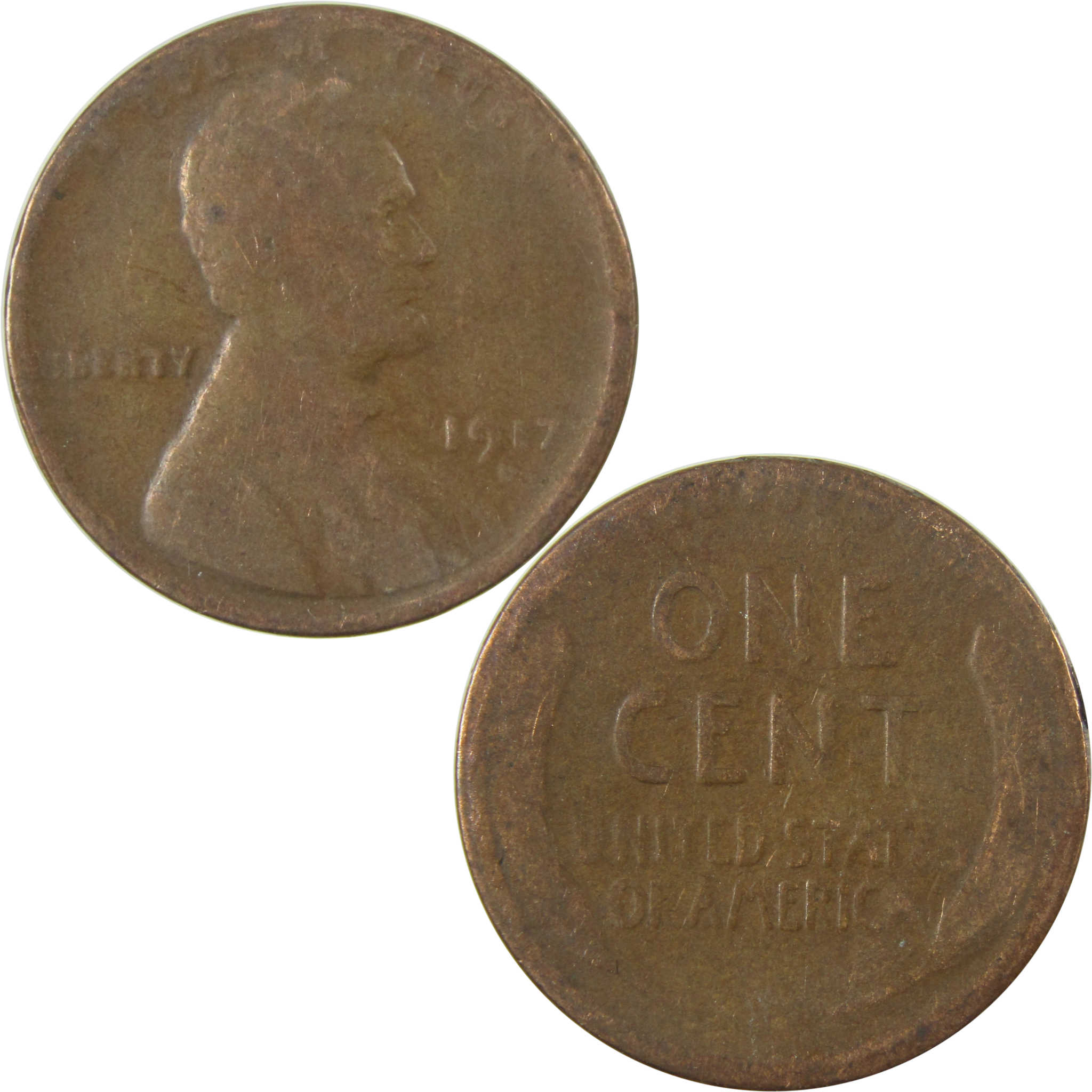 1917 D Lincoln Wheat Cent G Good Penny 1c Coin Collectible SKU:I26703