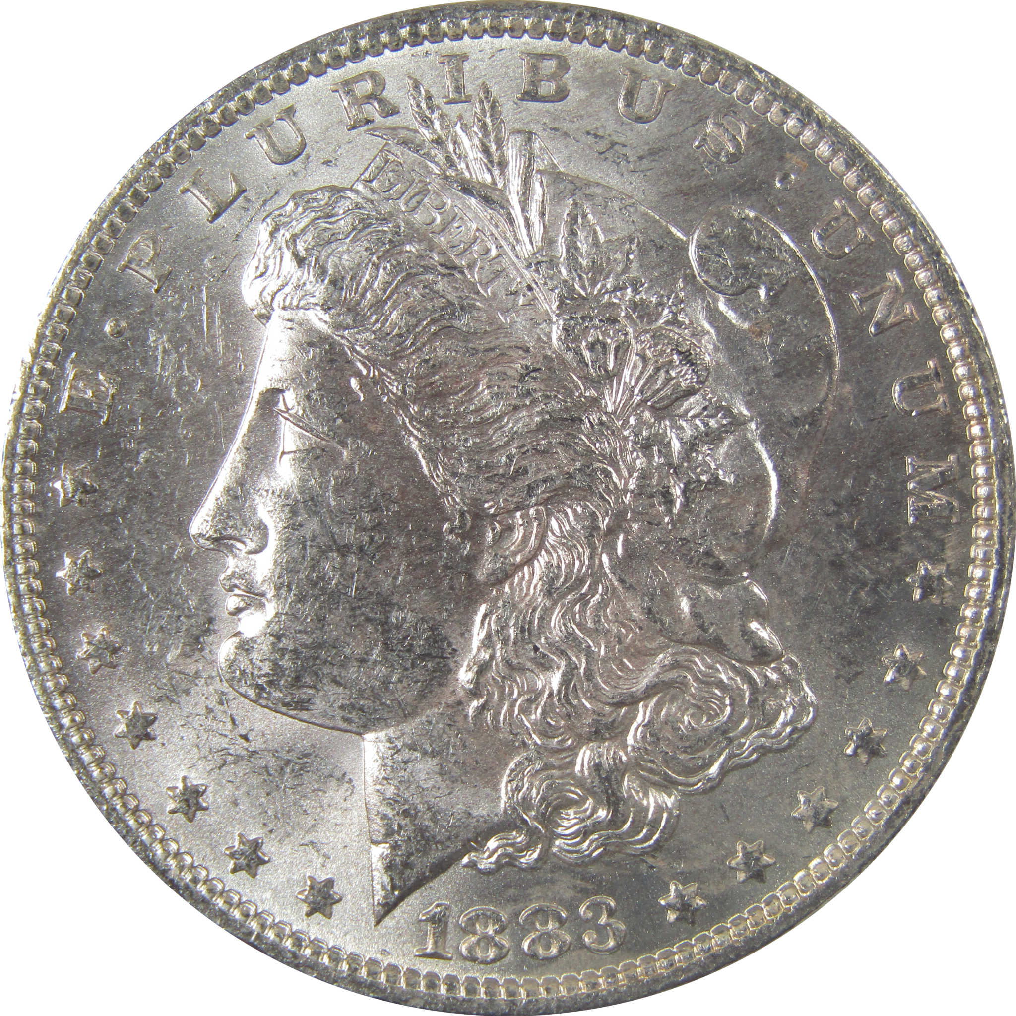 1883 O Morgan Silver Dollar Uncirculated Mint State Toned SKU:I24858