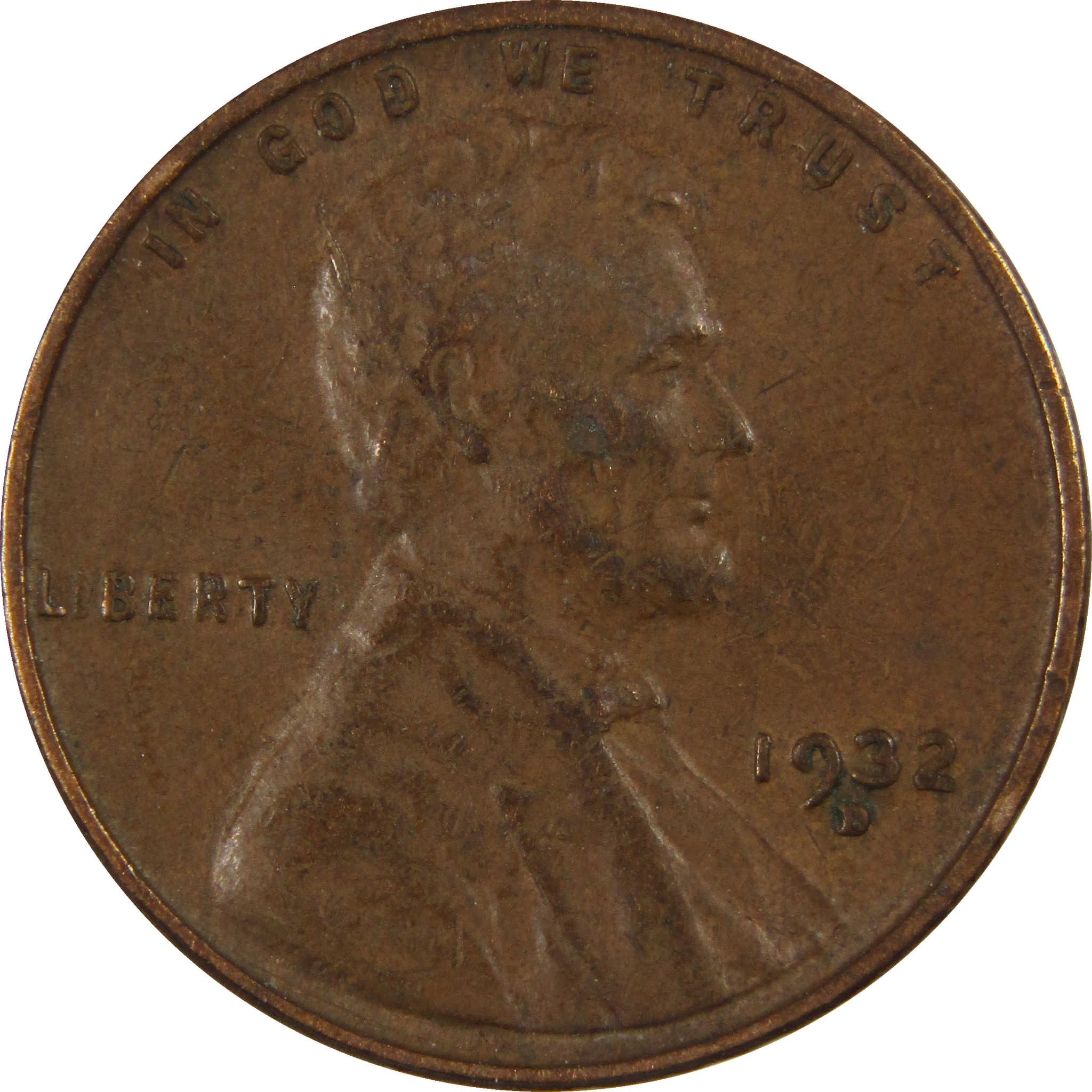 1932 D Lincoln Wheat Cent VF Very Fine Penny 1c Coin SKU:I27117