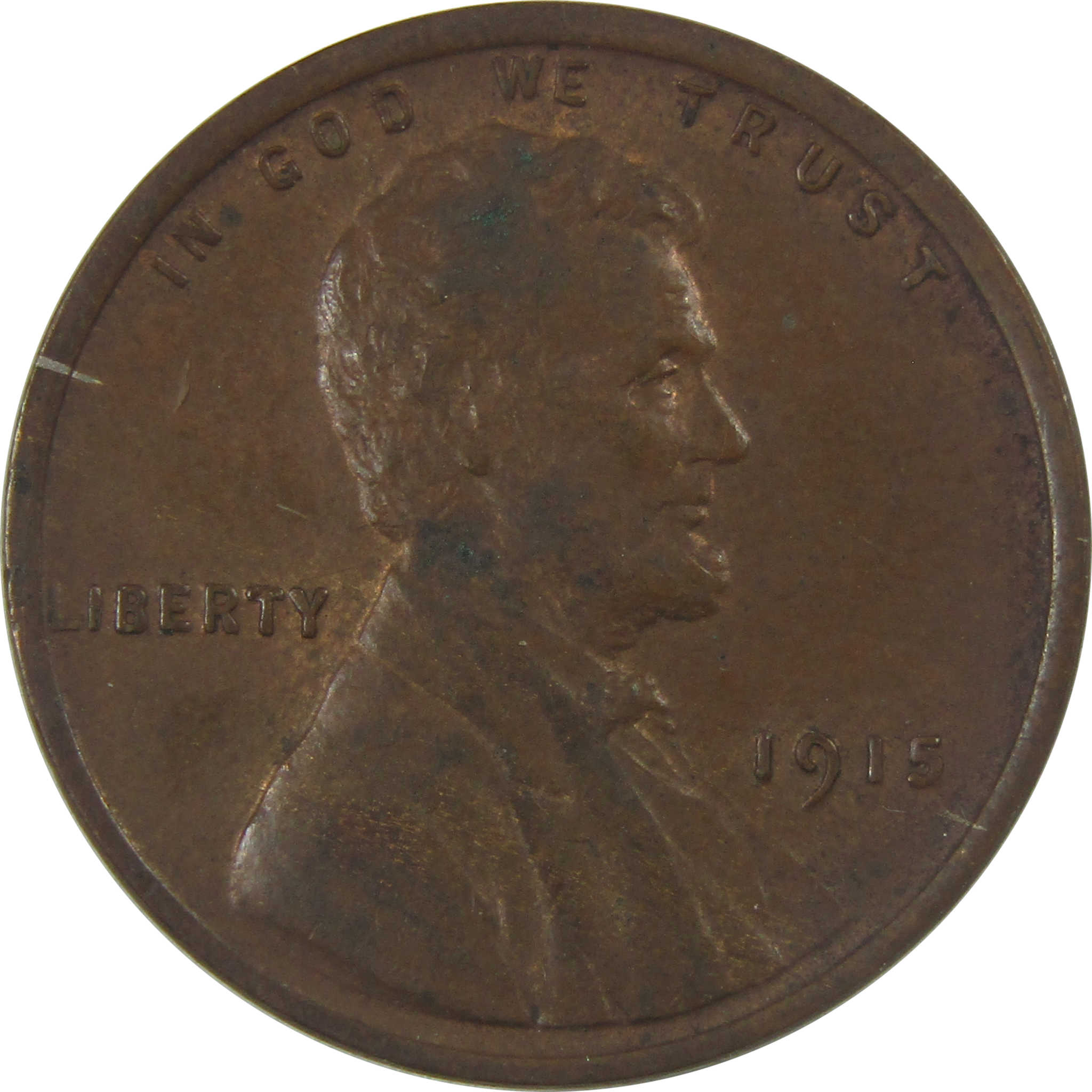 1915 Lincoln Wheat Cent AU About Uncirculated Penny 1c Coin SKU:I24573