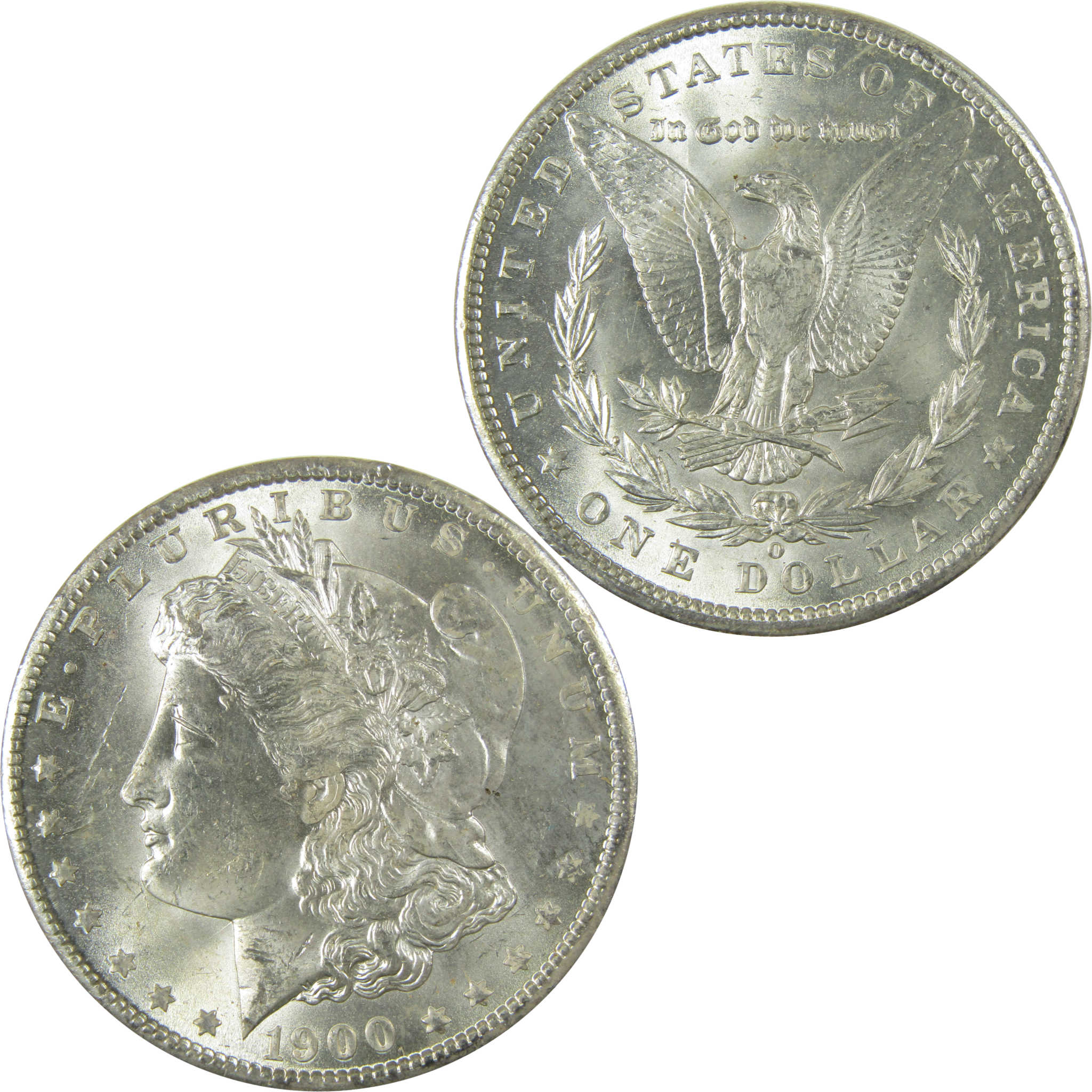 1900 O Morgan Silver Dollar Uncirculated Mint State $1 Coin SKU:I27733
