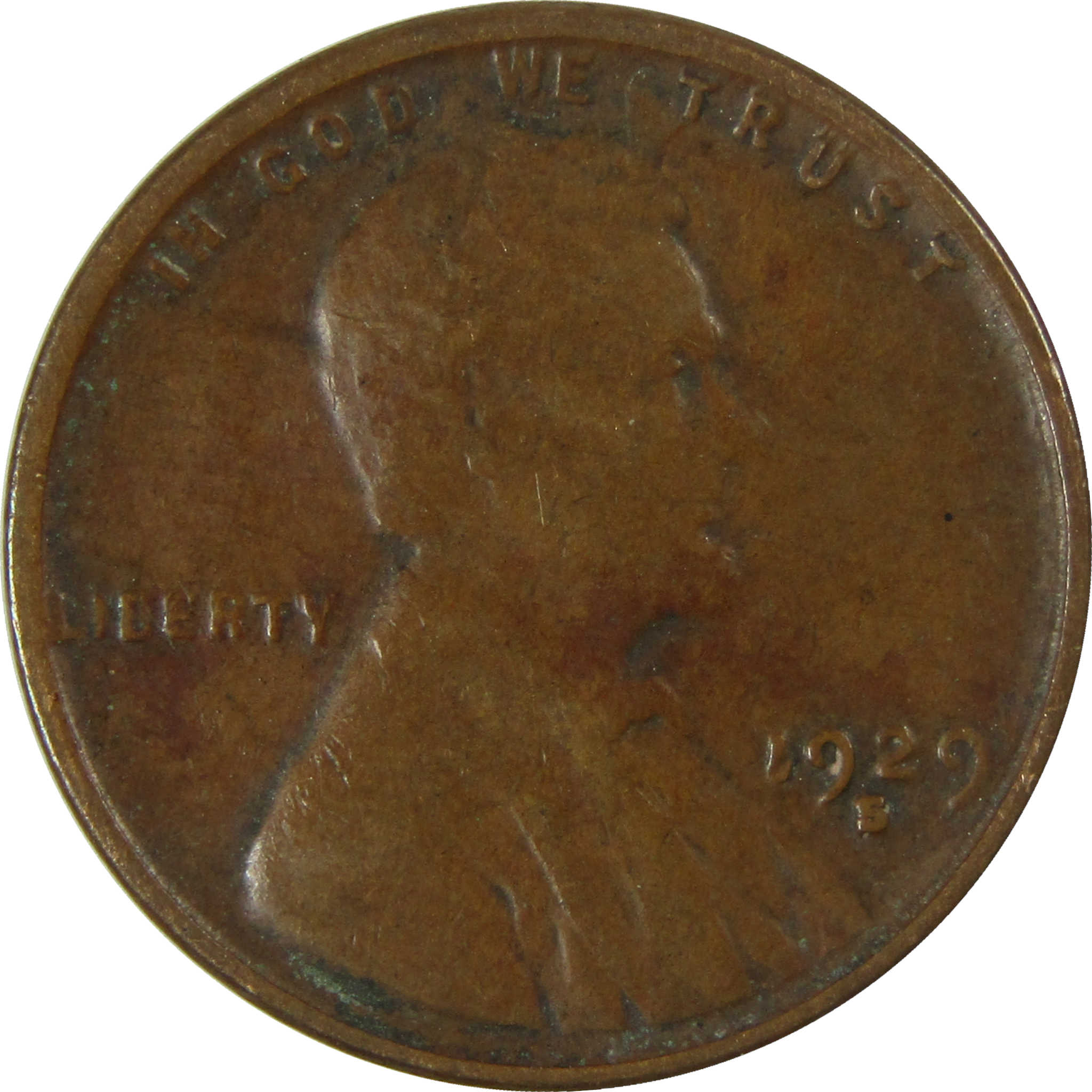 1929 S Lincoln Wheat Cent VG Very Good Penny 1c Coin SKU:I26680