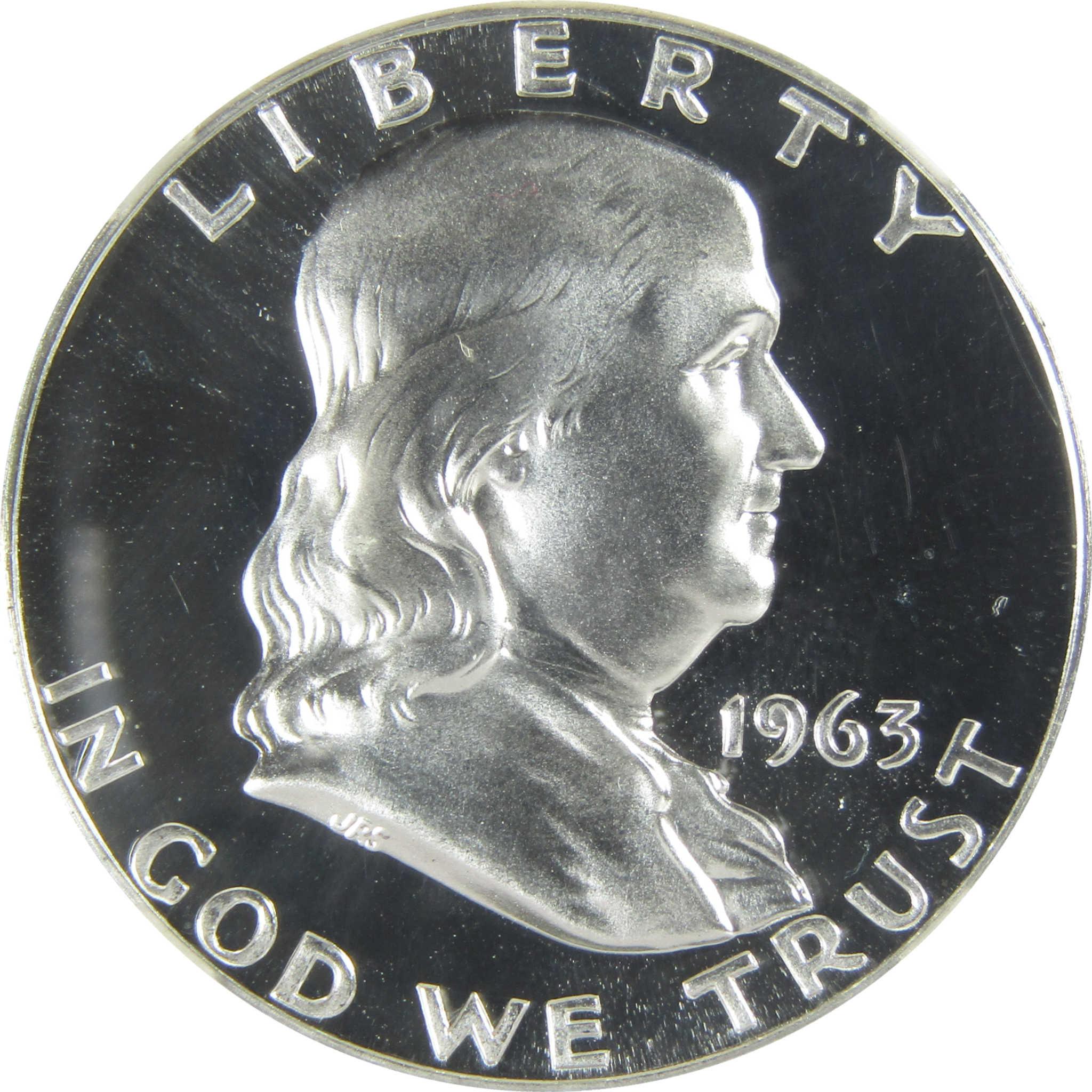 1963 Franklin Silver Half Dollar PF 69 NGC Proof 50c Coin SKU:I27388