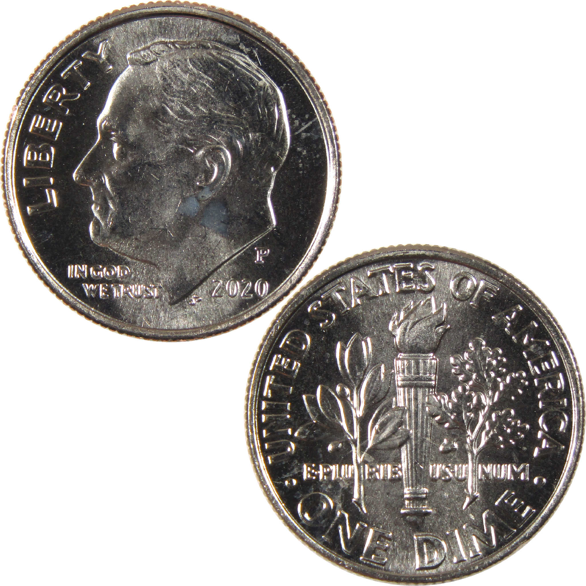 2020 P Roosevelt Dime Uncirculated Clad 10c Coin