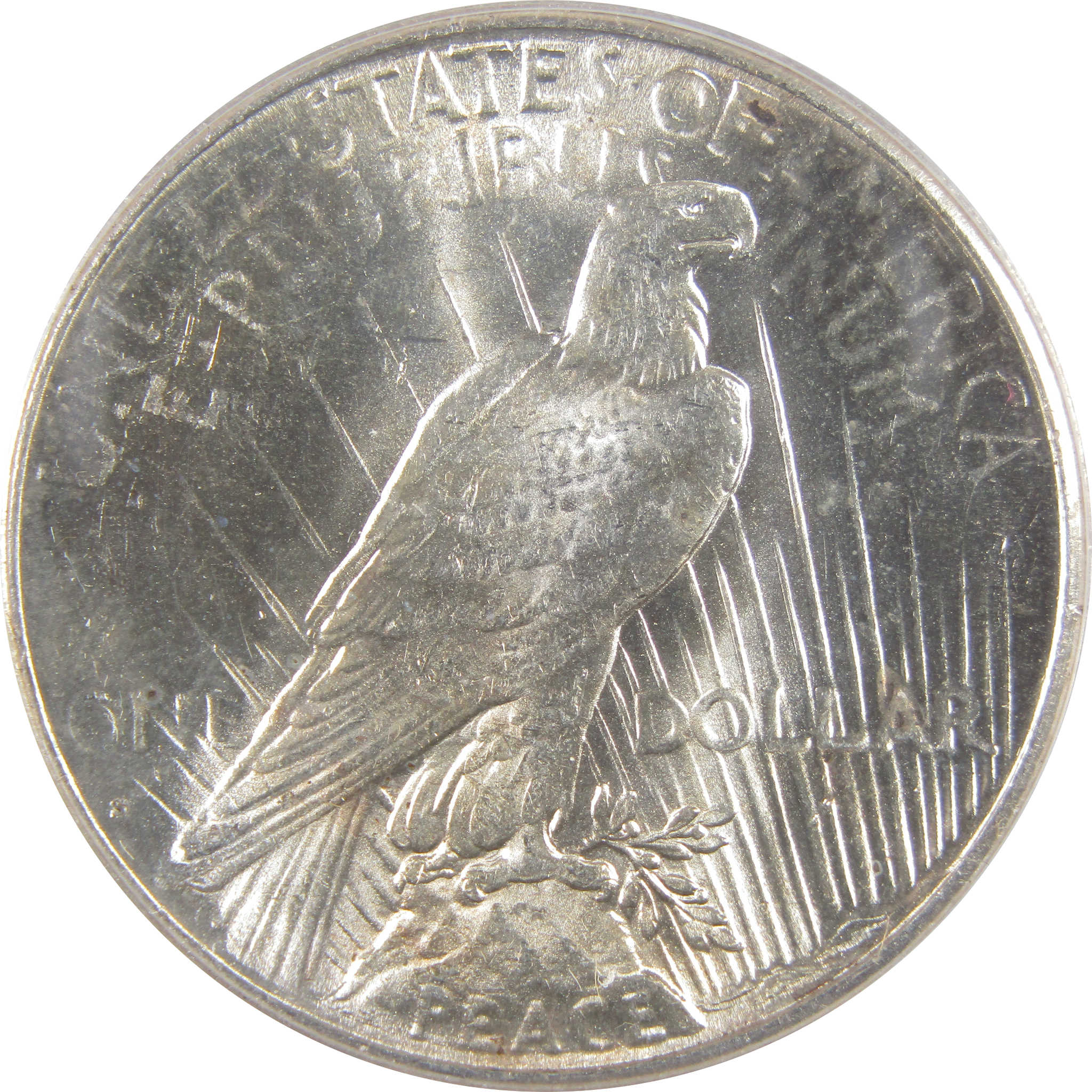 1926 S Peace Dollar MS 60 ANACS Silver Uncirculated $1 Coin SKU:I18604